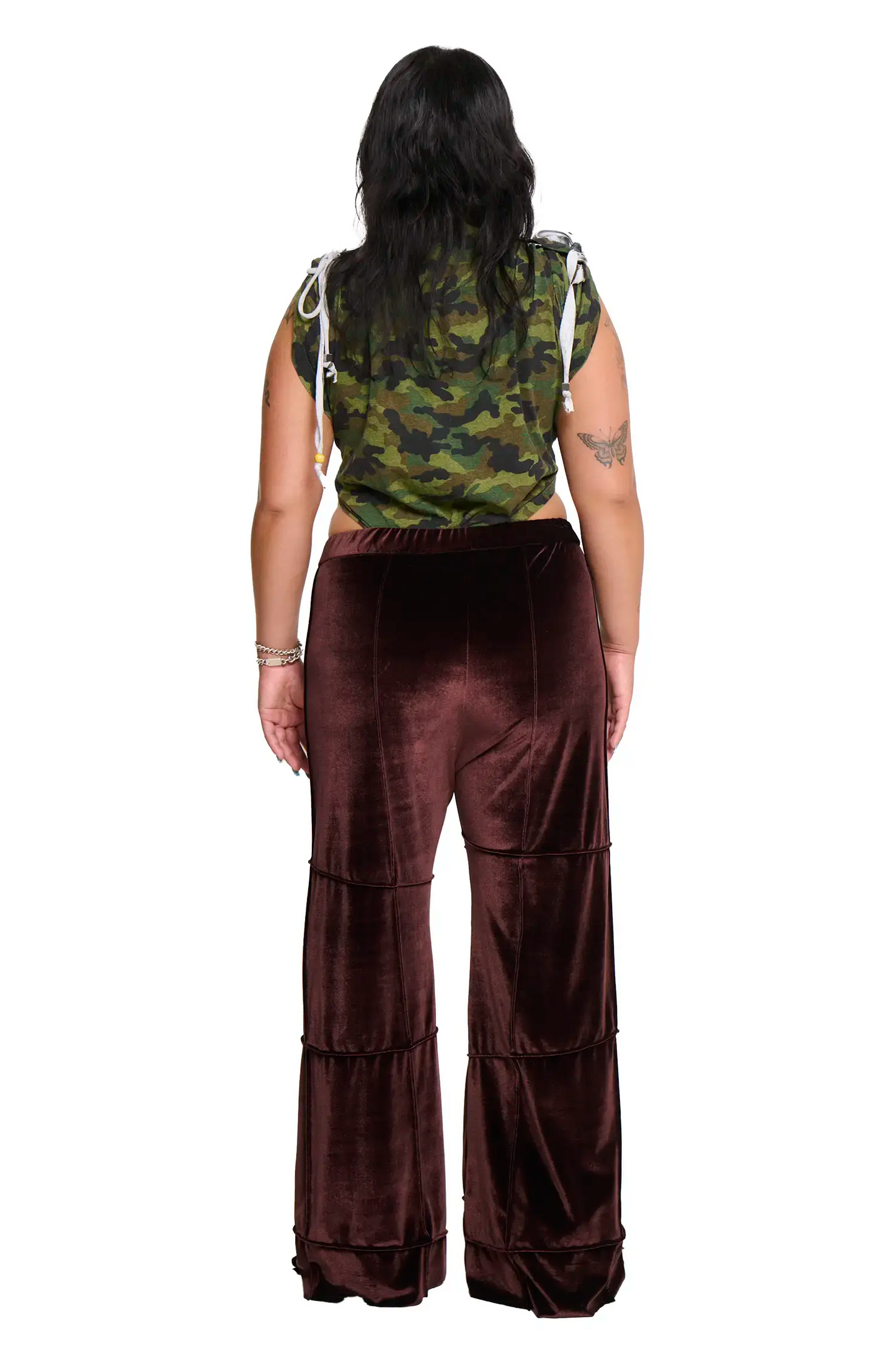Spider Pant - Brown (Flare)
