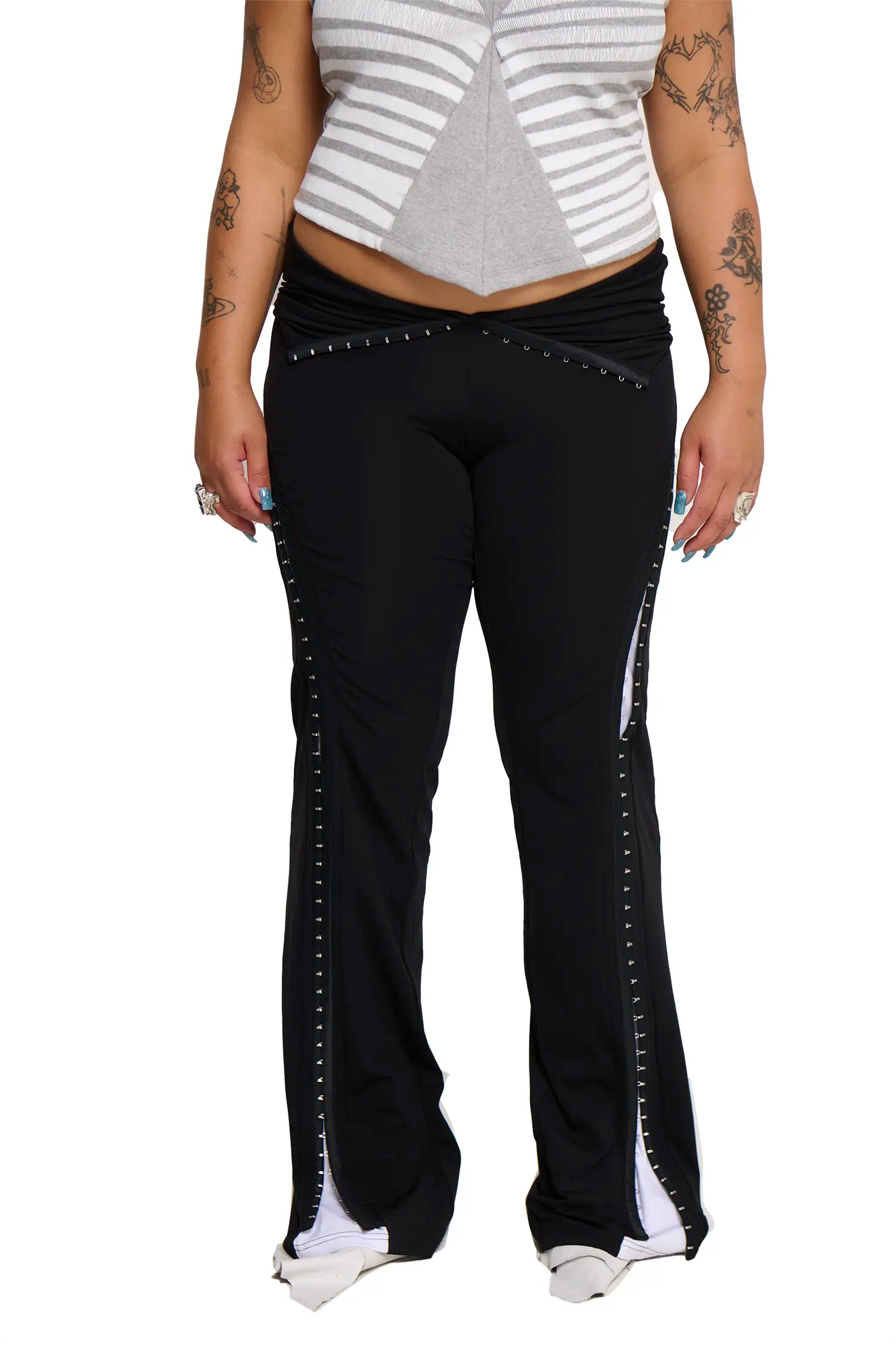 Hooked Pant Black + White