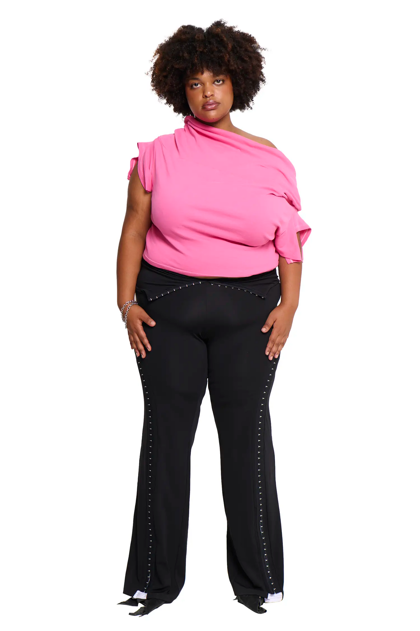 Hooked Pant Black + White