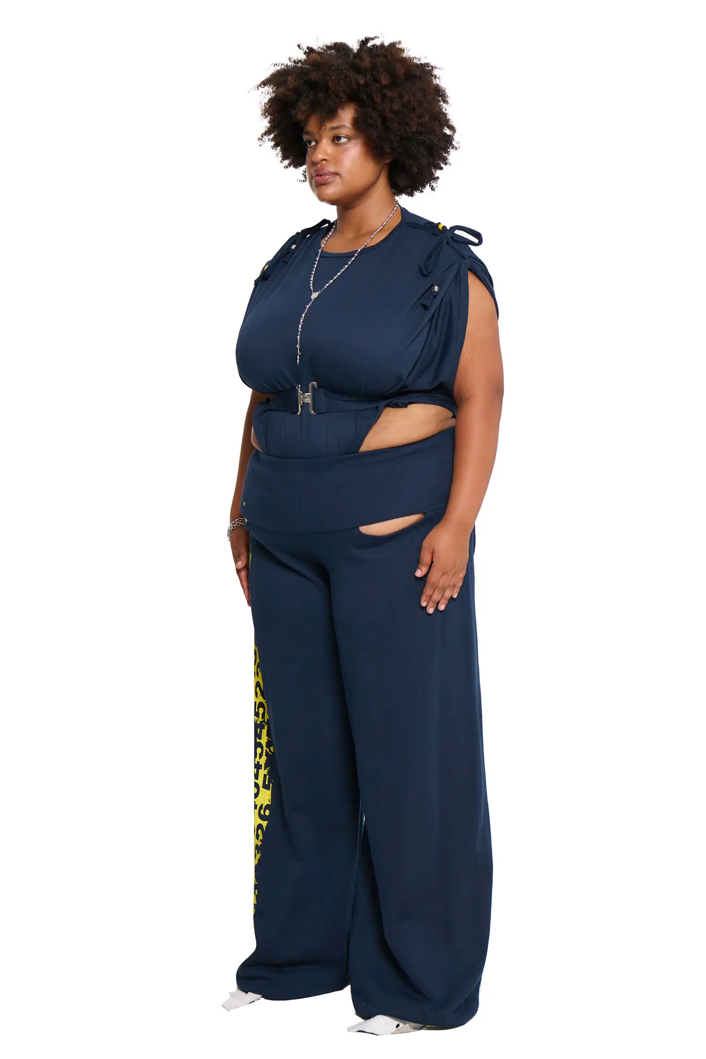 North Pants - Navy/Yellow