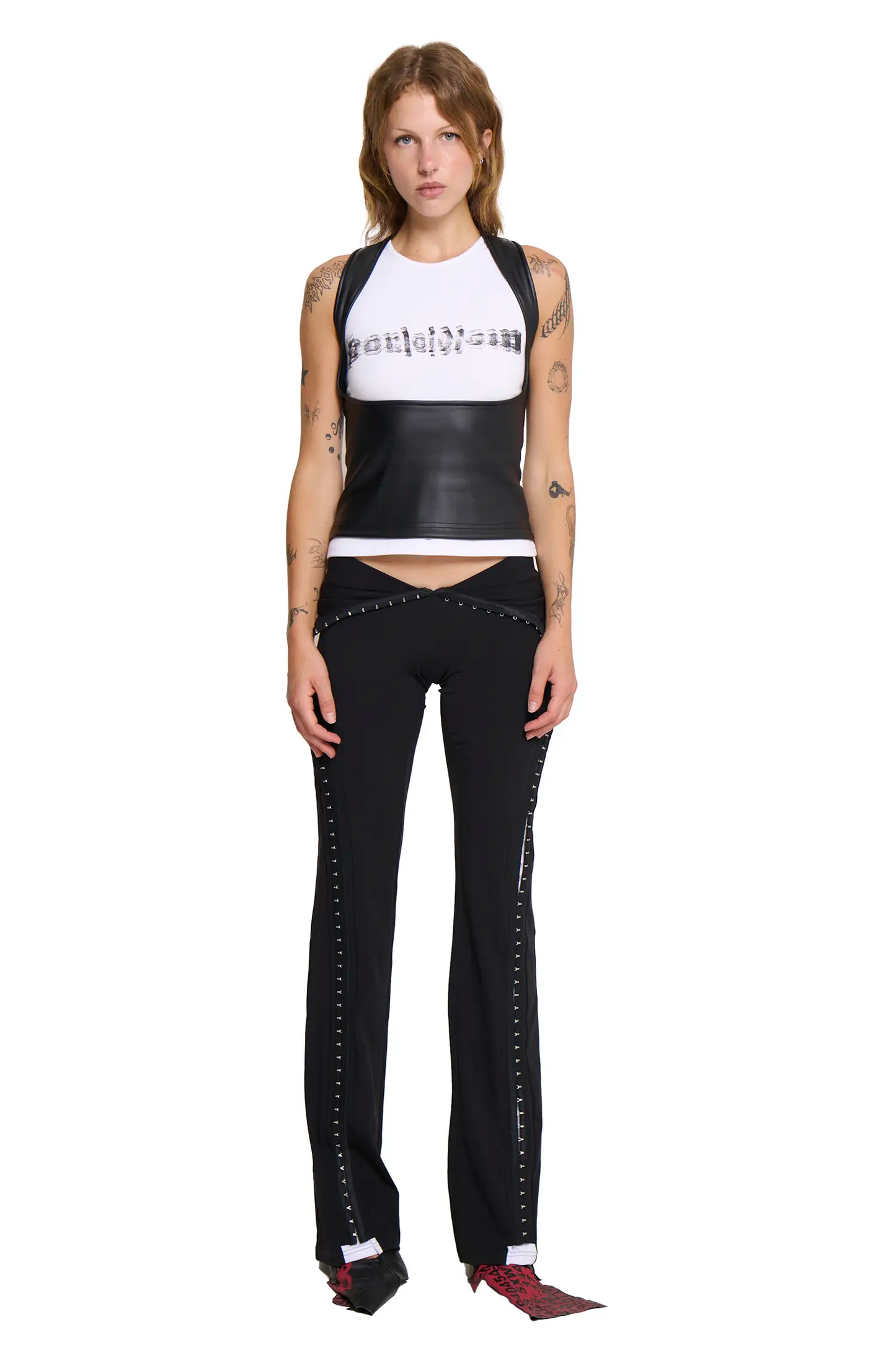 Hooked Pant Black + White