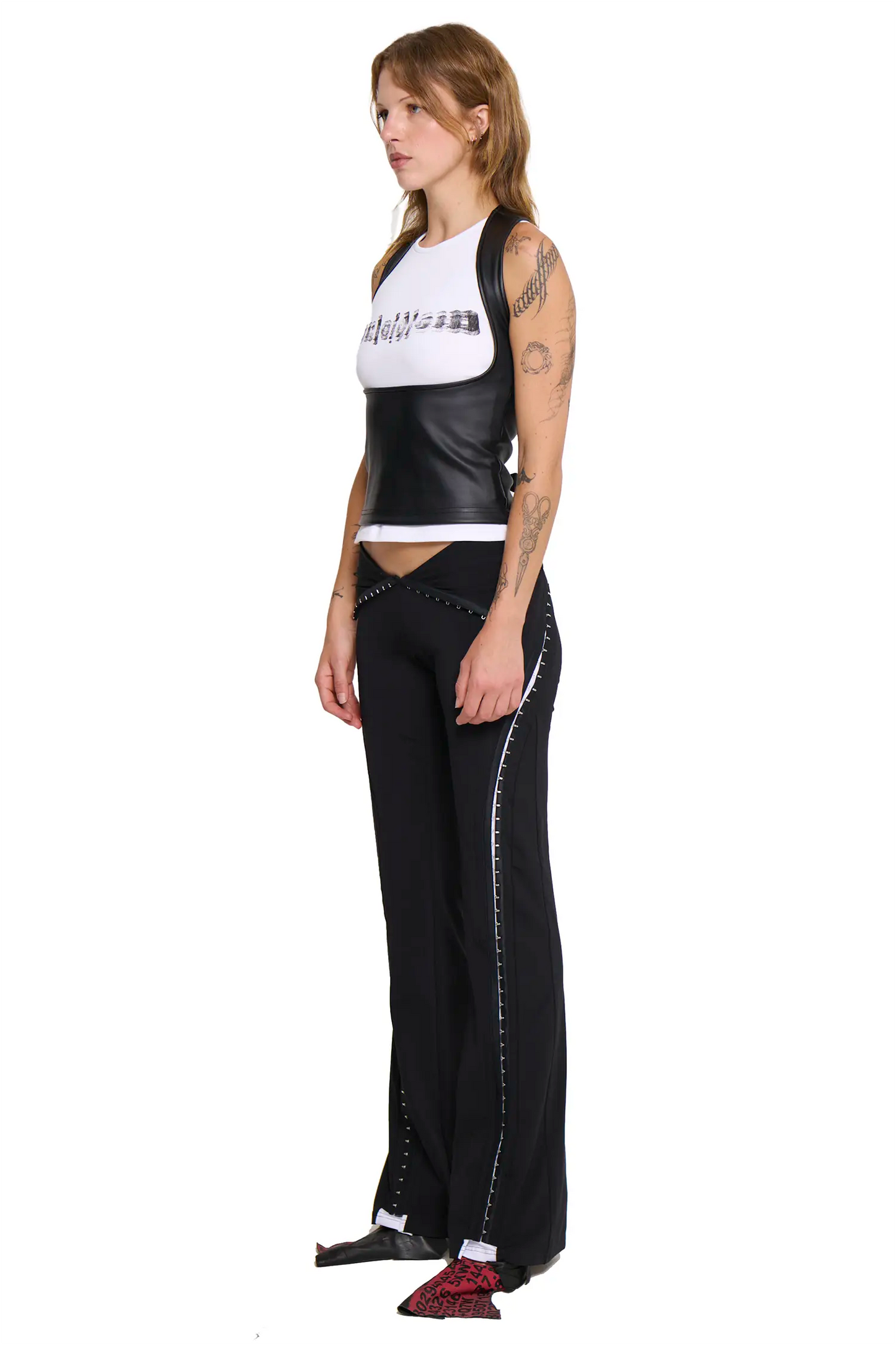 Hooked Pant Black + White