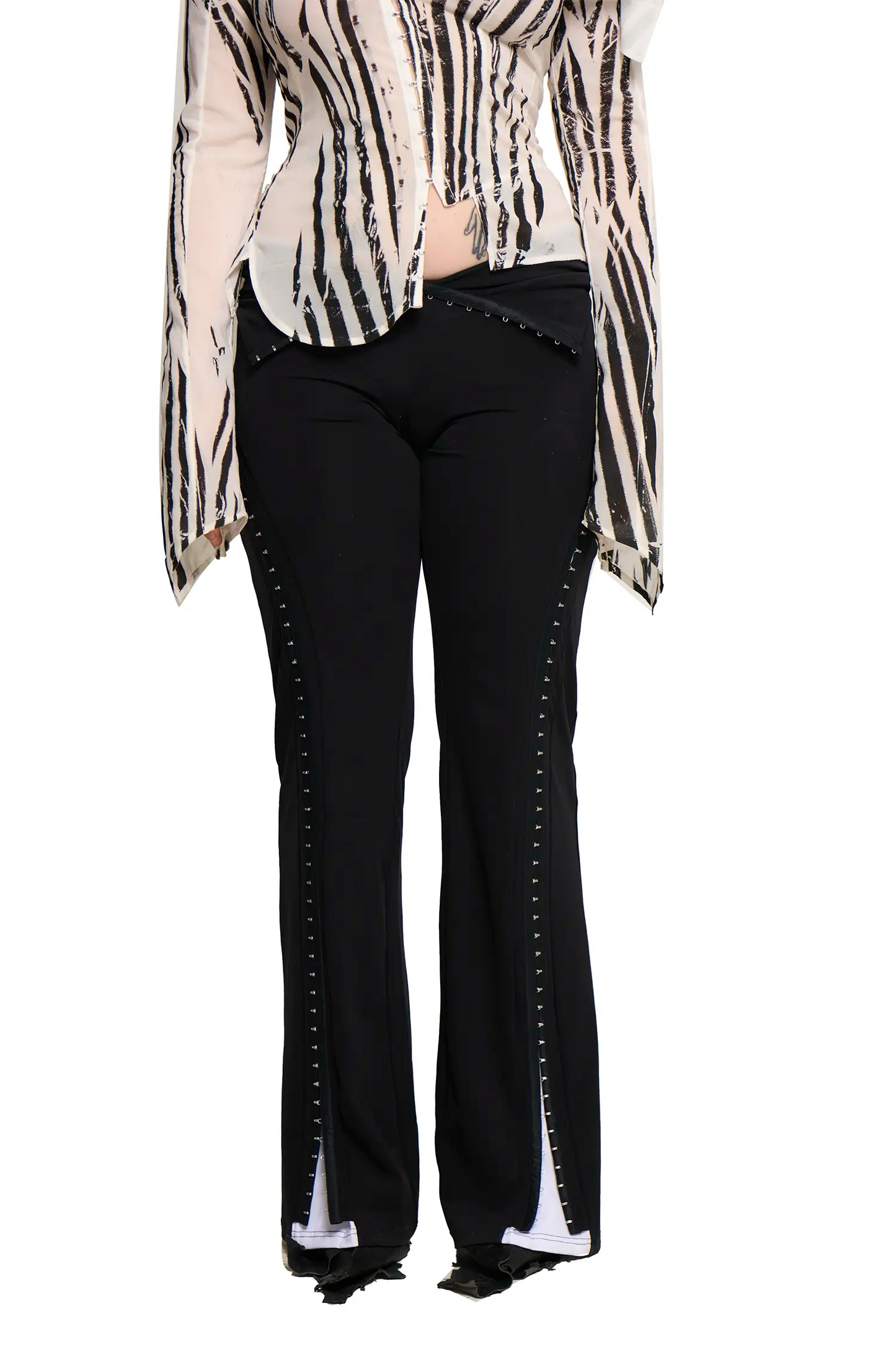 Hooked Pant Black + White
