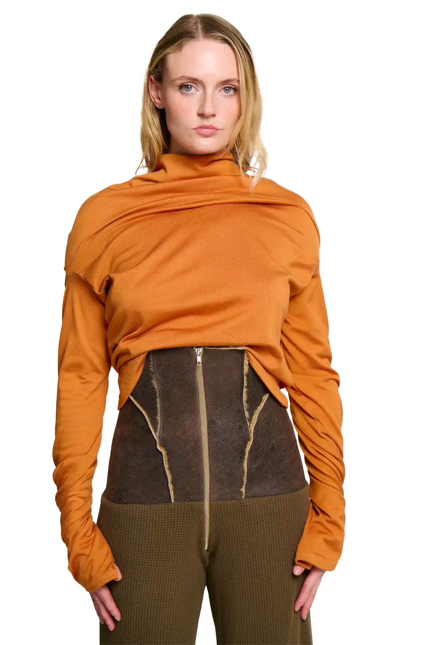 Sheepskin Waffle Corset Pant