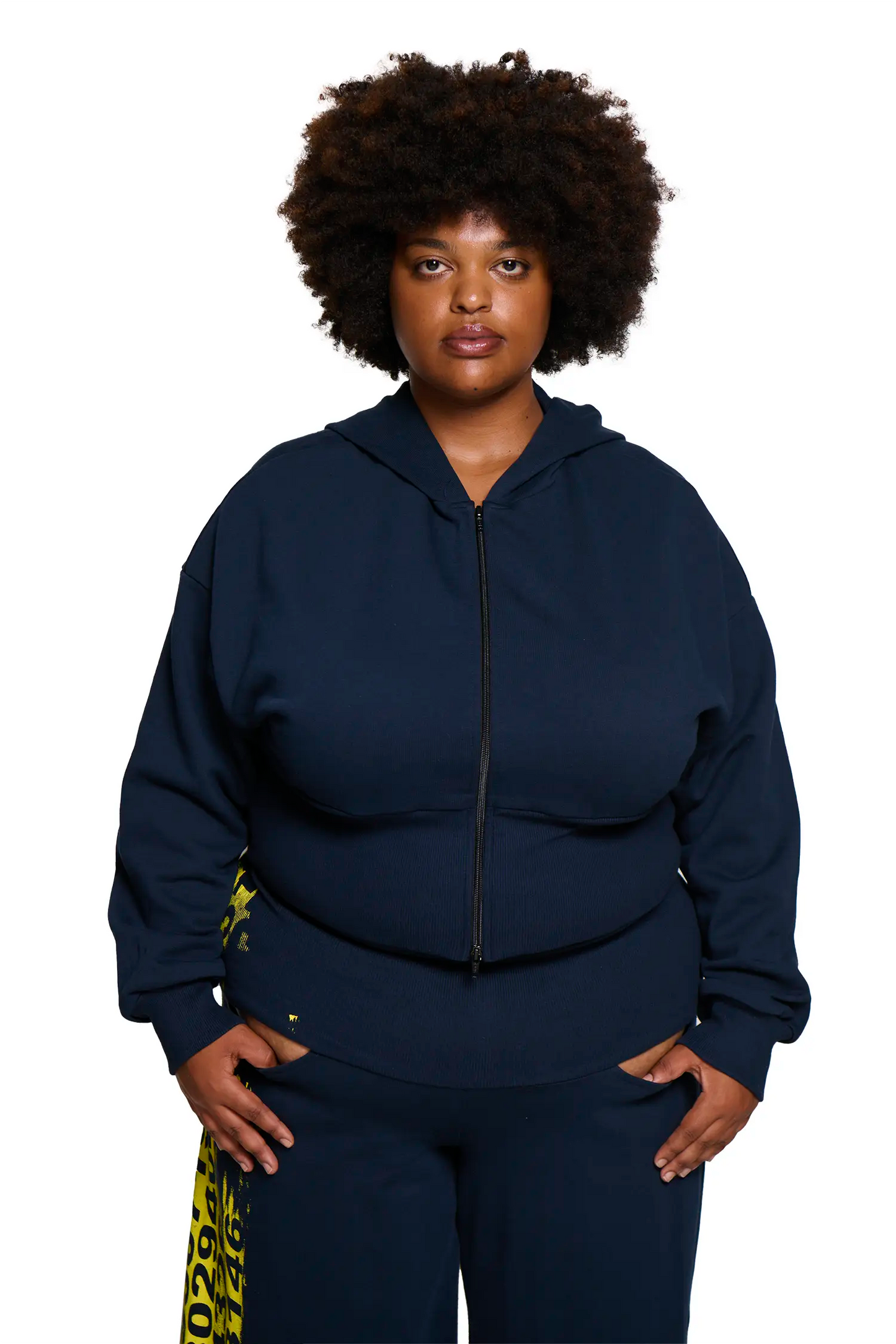 North Jacket - Navy/Yellow
