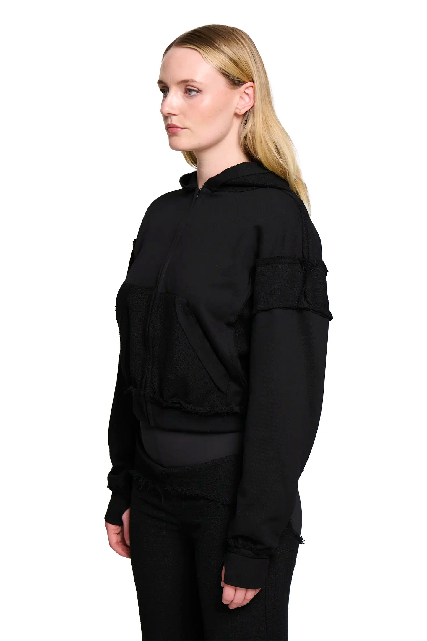 Inside Out Hood - Black