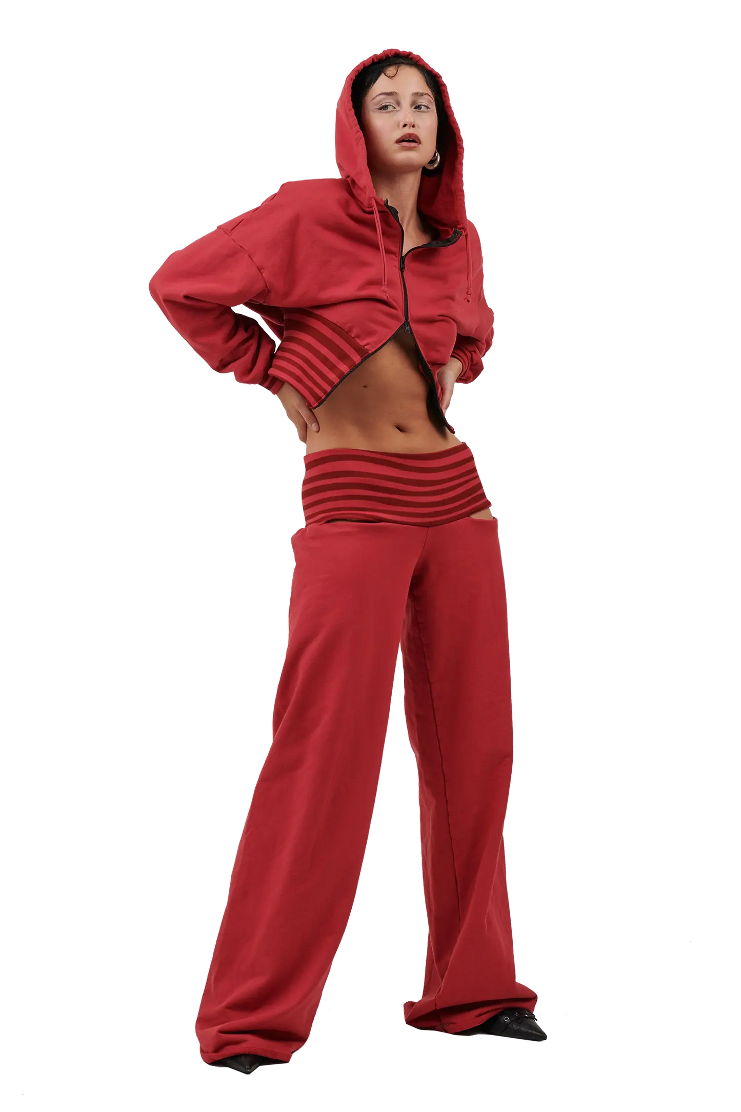 Circus Pant - Marone/Red