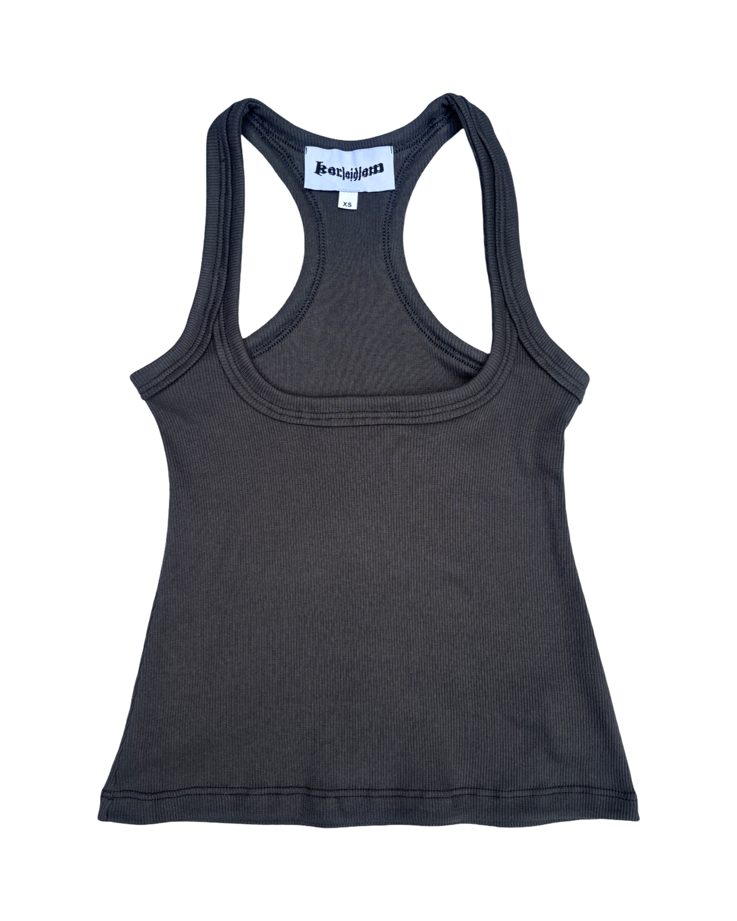 Scoop Neck Tank - Charcoal