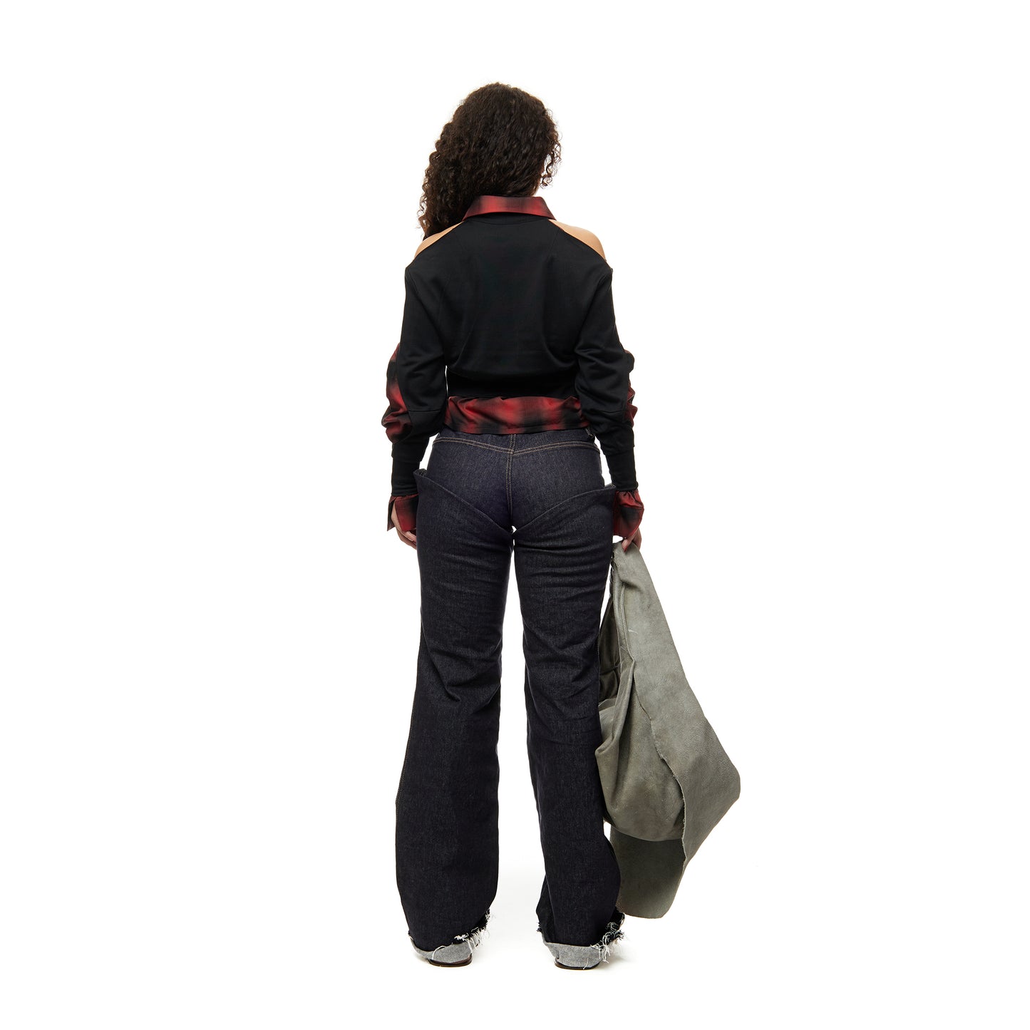 Take Me Apart Cardigan Red/Black
