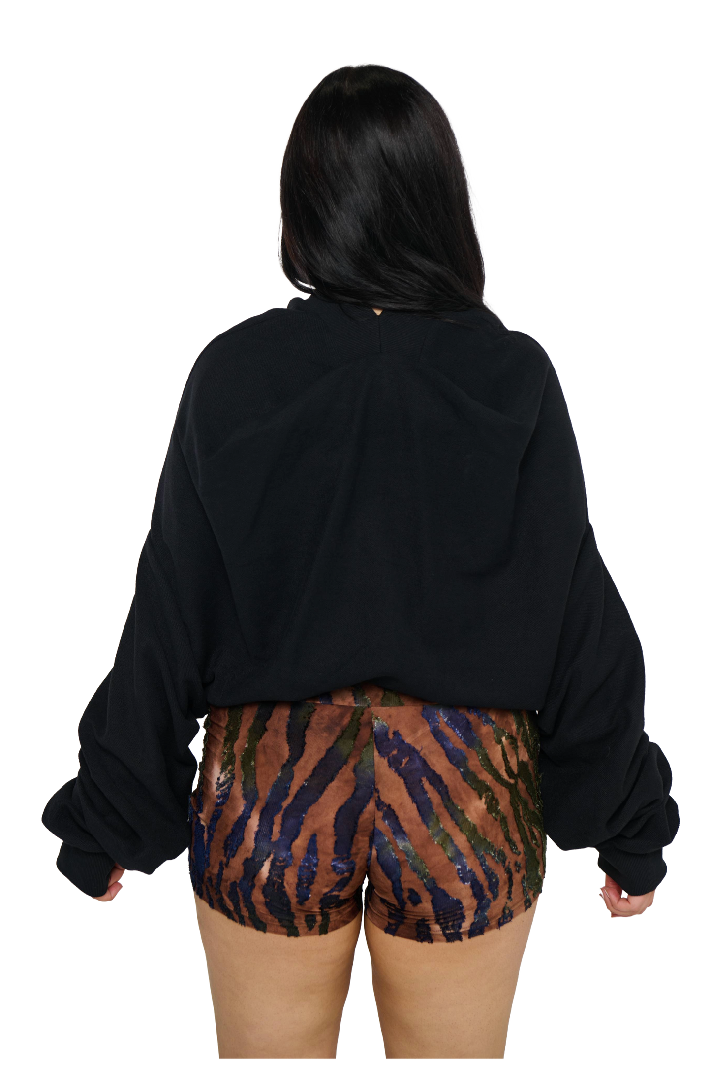 Upside Down Jumper Black