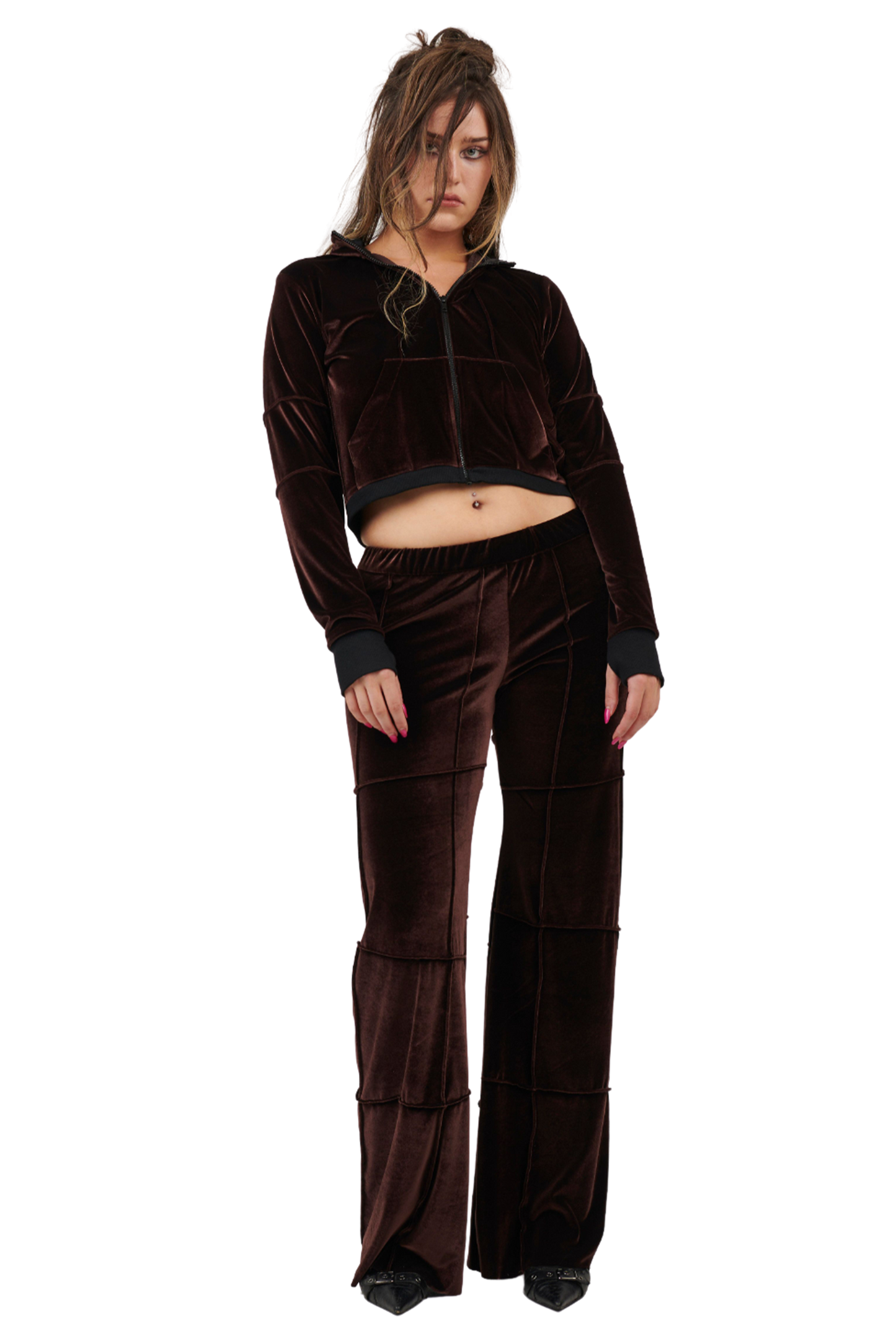 Spider Pant - Brown (Flare)