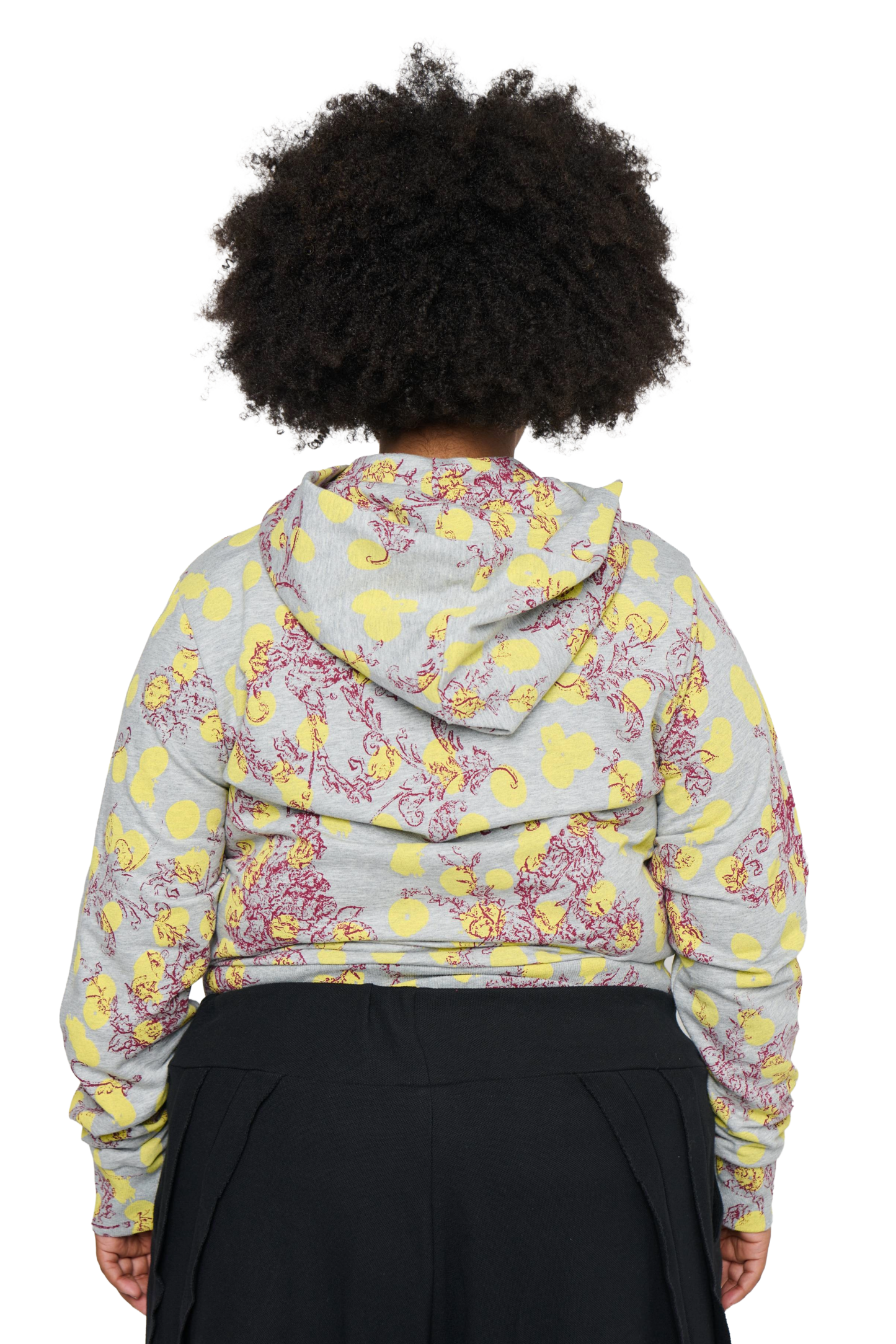 Polka-Dot Jacket - Grey/Yellow