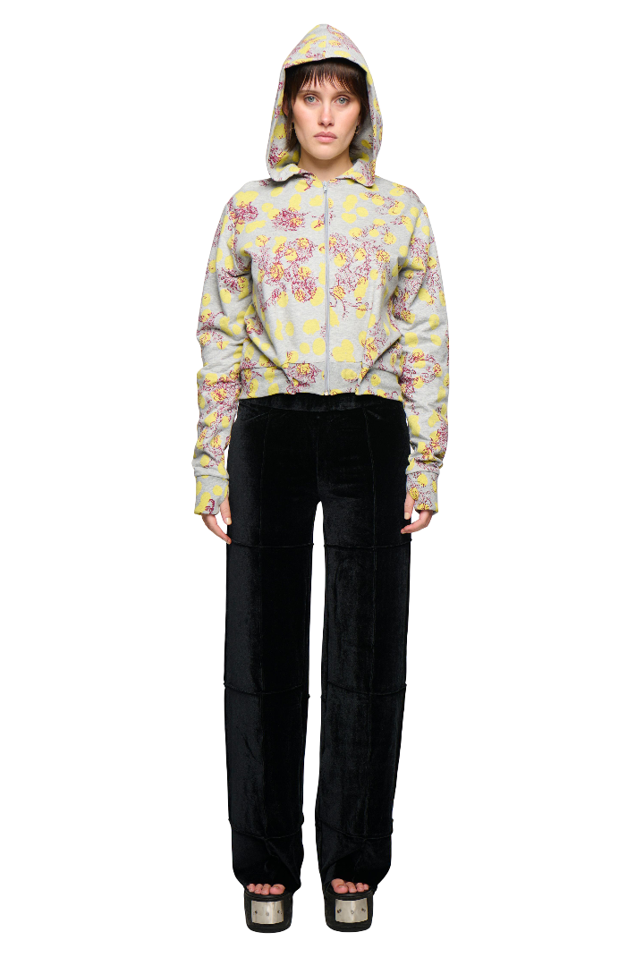 Polka-Dot Jacket - Grey/Yellow