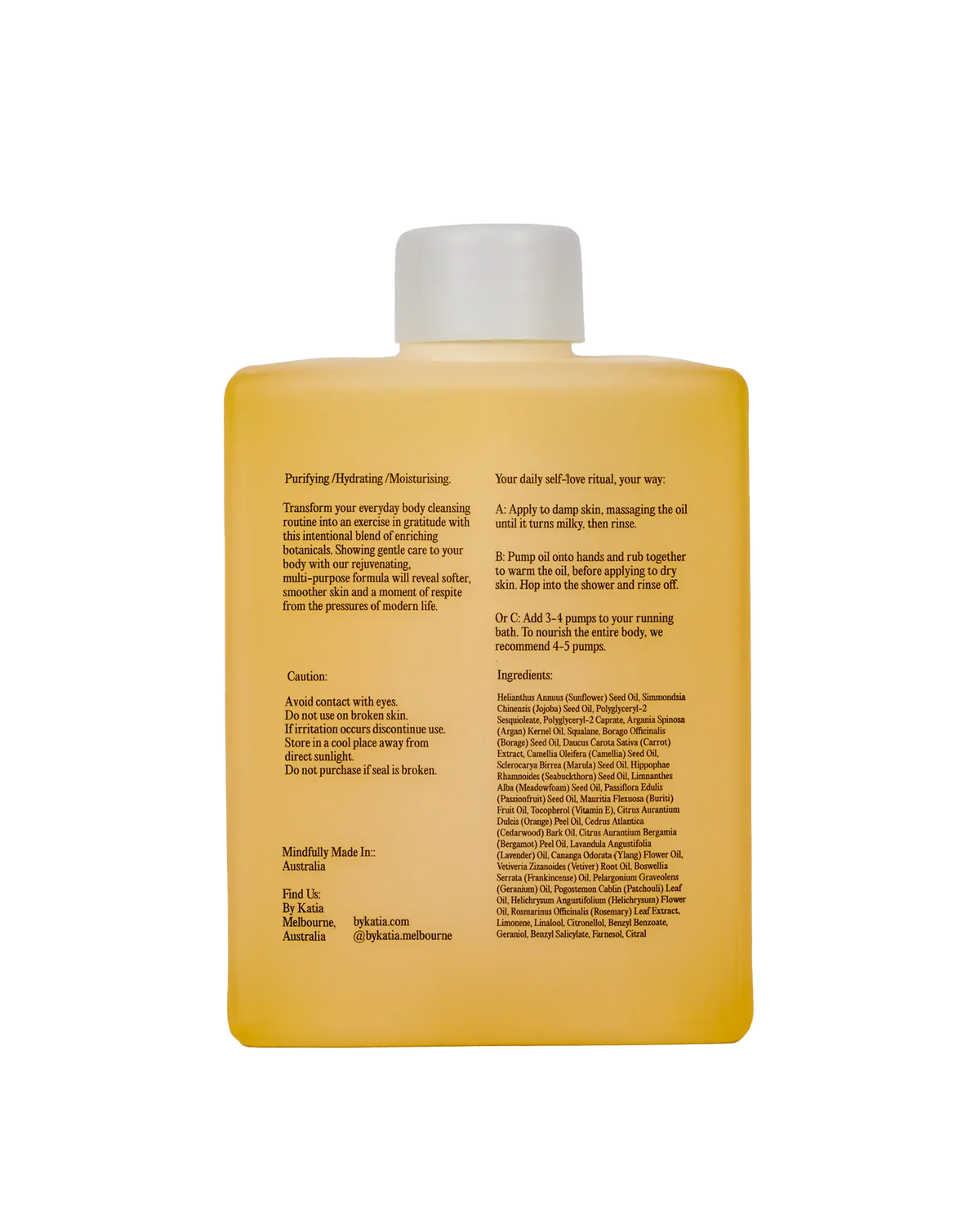 By Katia - Body Cleansing Oil