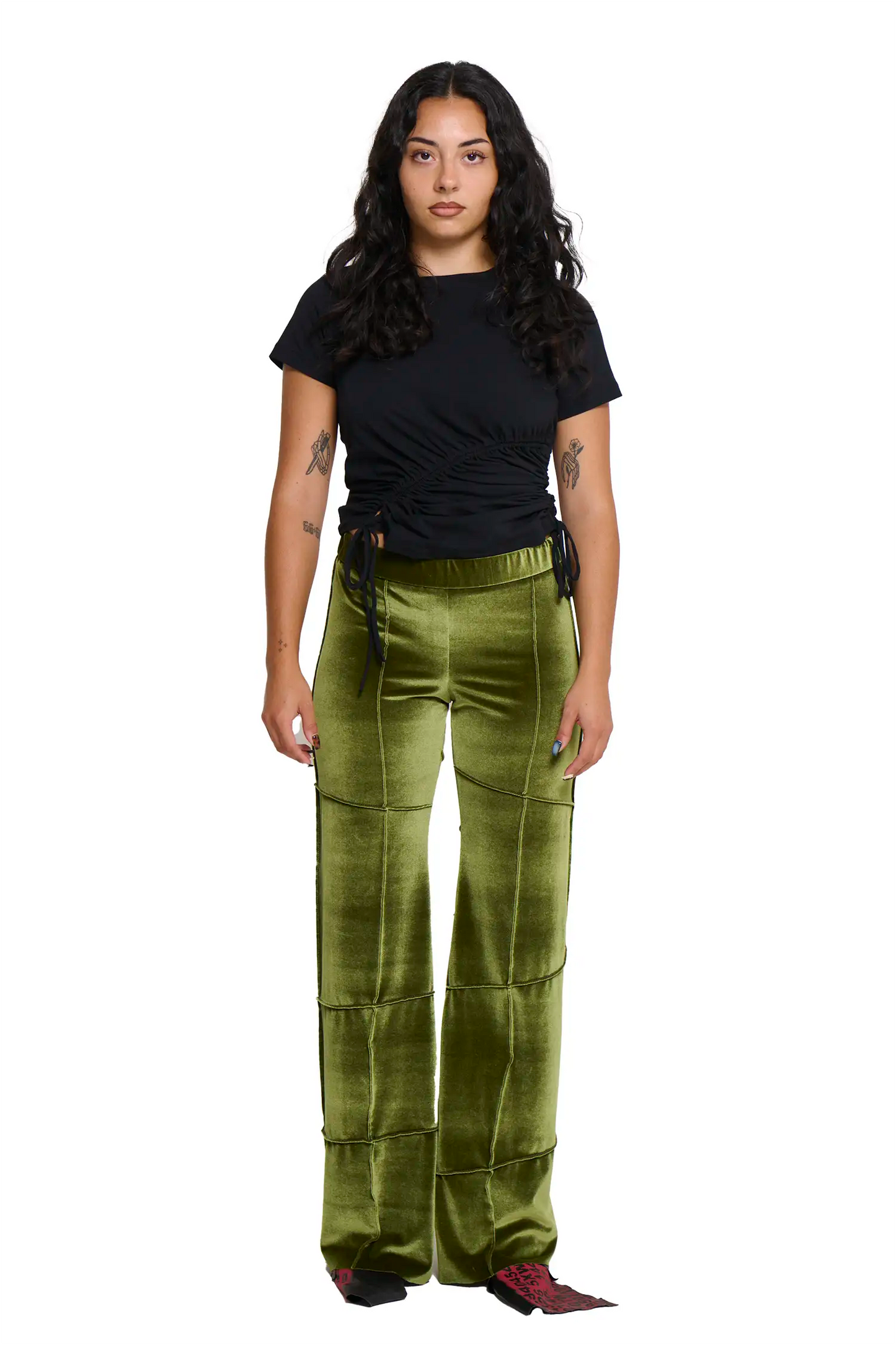 Spider Pant - Olive (Flare)