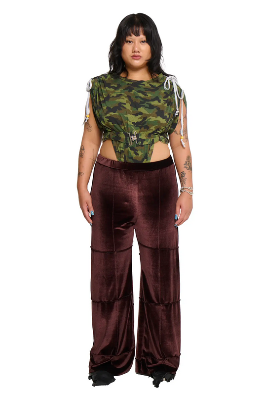 Spider Pant - Brown (Flare)