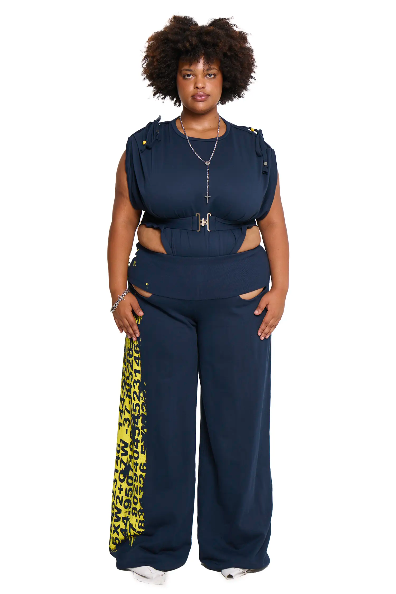 Karlaidlaw NORTH PANTS ネイビー North Pants - Navy/Yellow – karlaidlaw