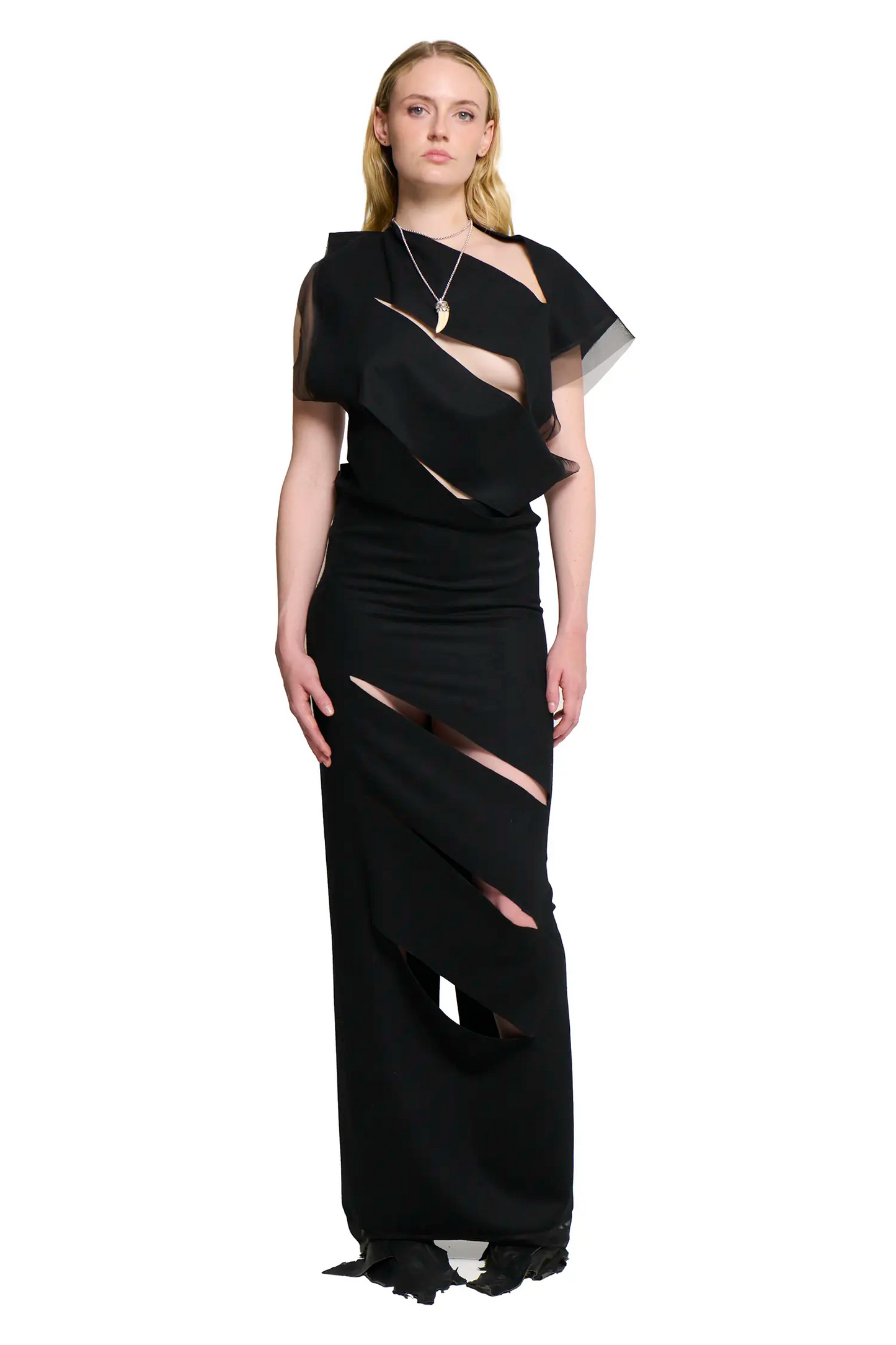 Sliced Dress - Black