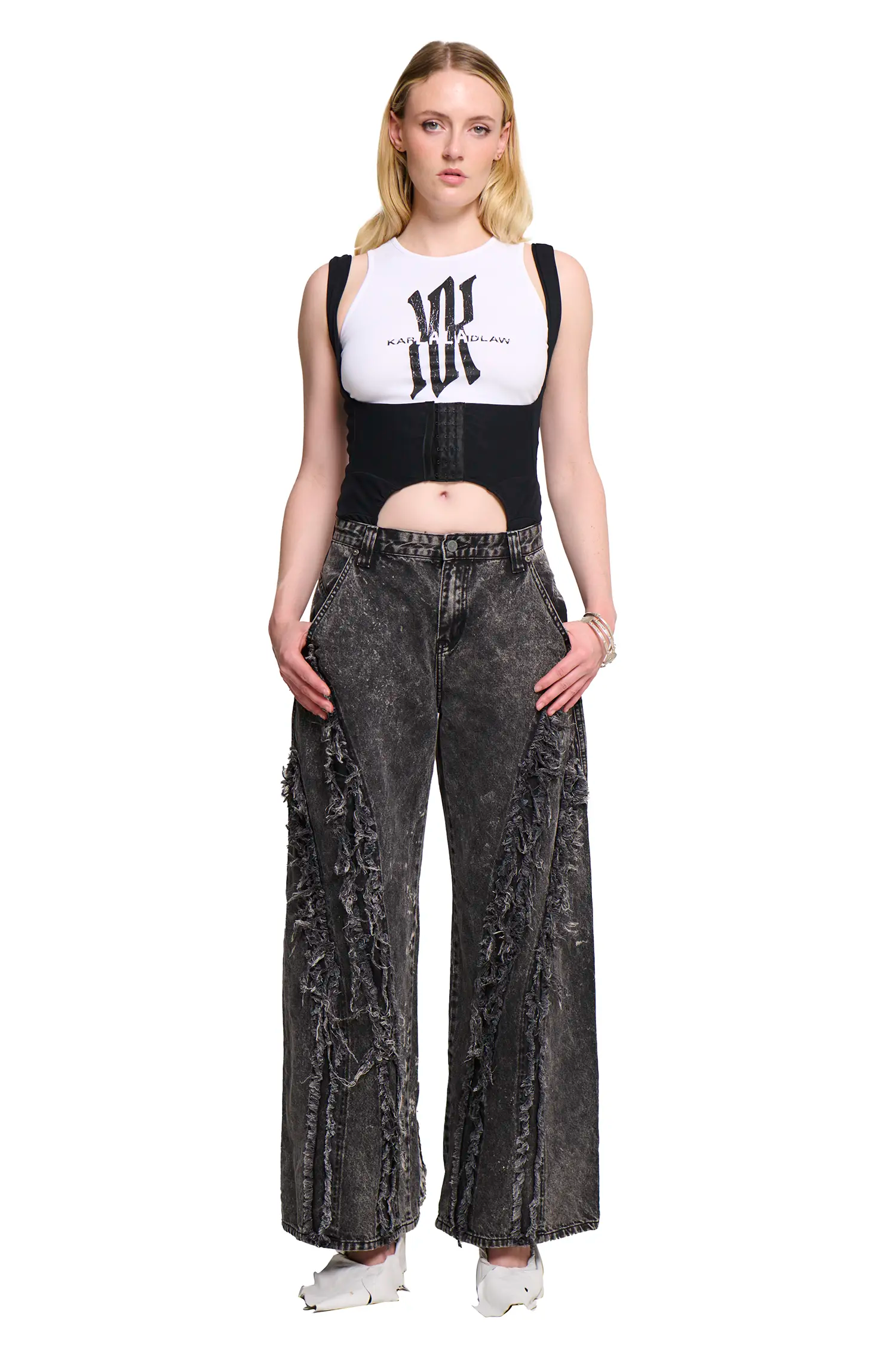 Baggy Spliced Denim Jean – karlaidlaw