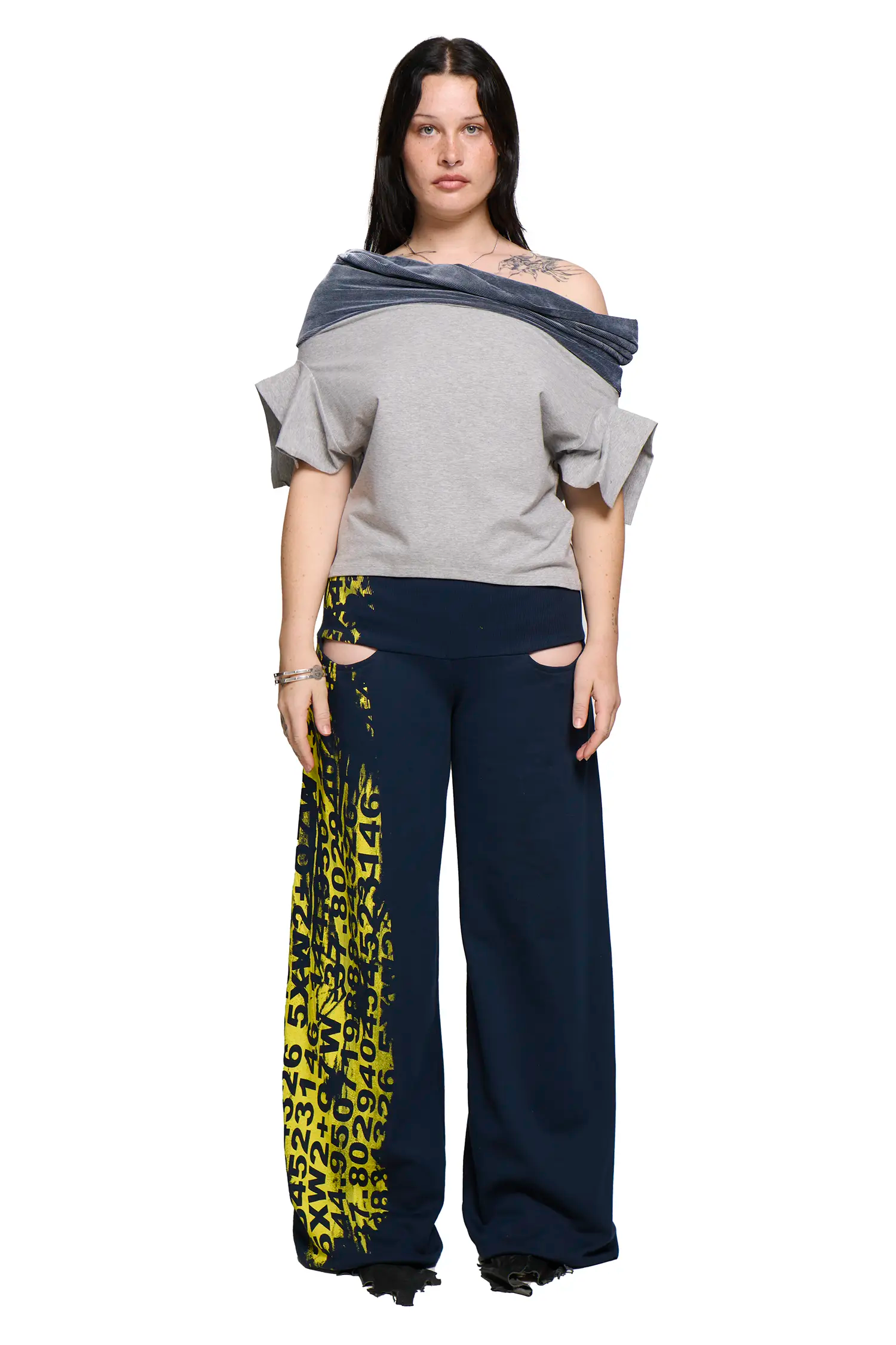 North Pants - Navy/Yellow – karlaidlaw North Pants - Navy/Yellow – karlaidlaw