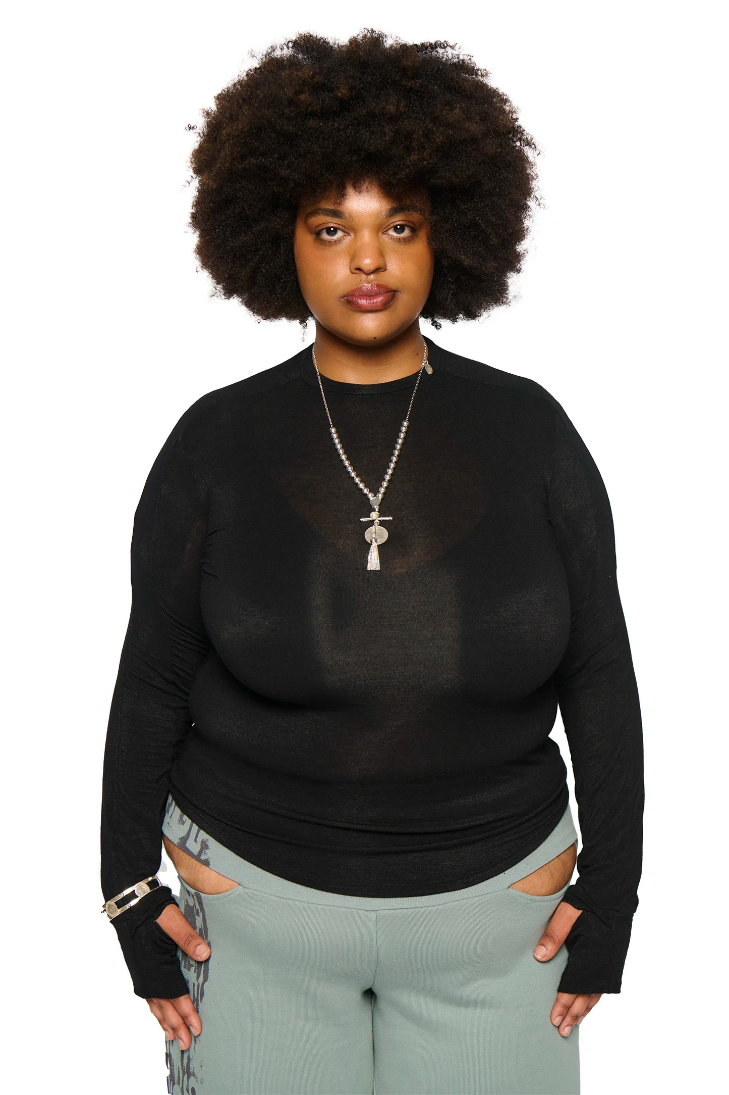 Angel Wool Top - Black