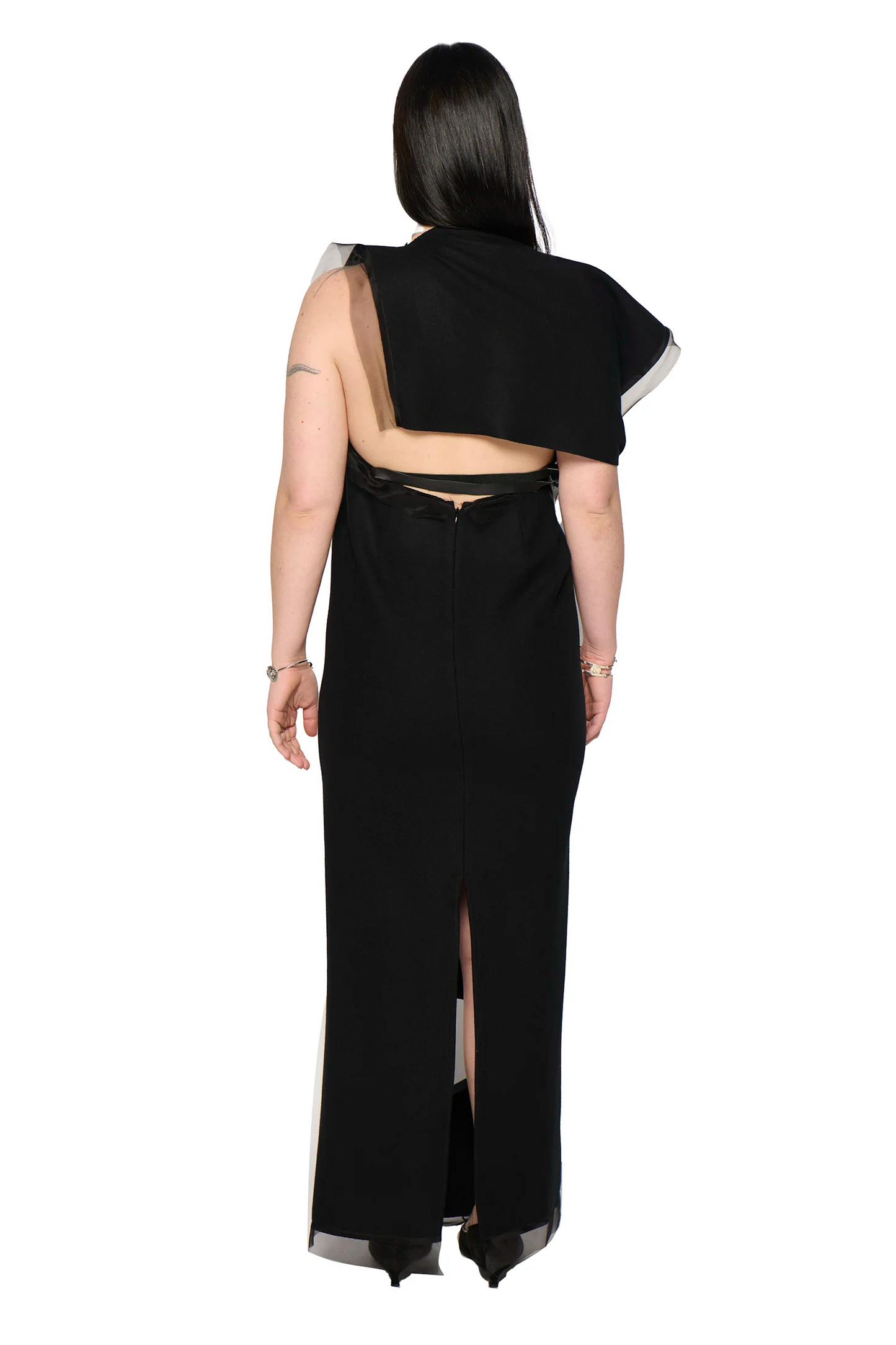 Sliced Dress - Black
