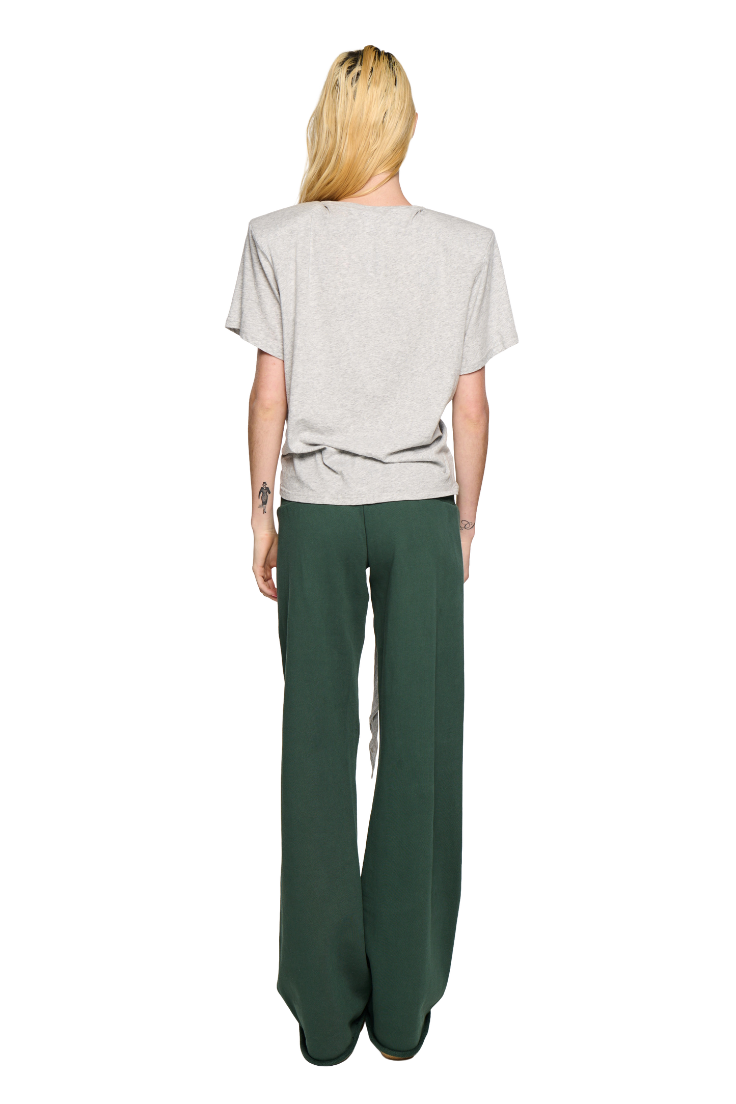 Scrunch T-Shirt - Grey Marle