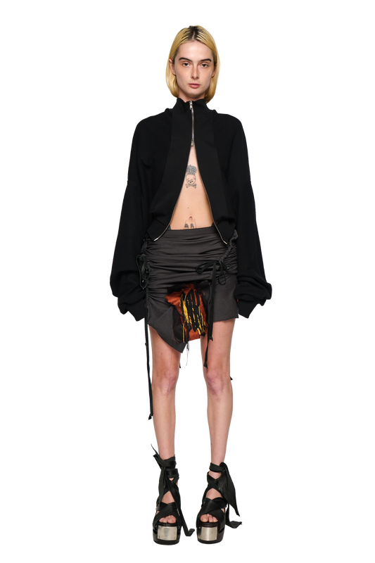 Upside Down Jumper Black