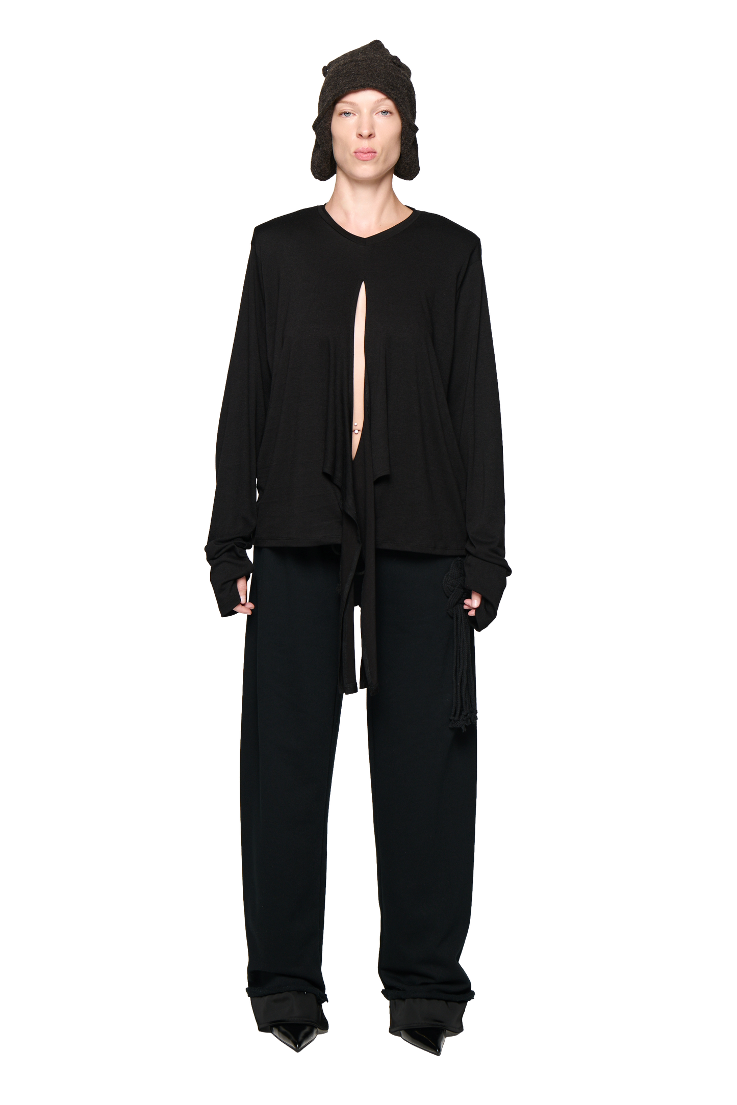 Scrunch Long Sleeve - Black