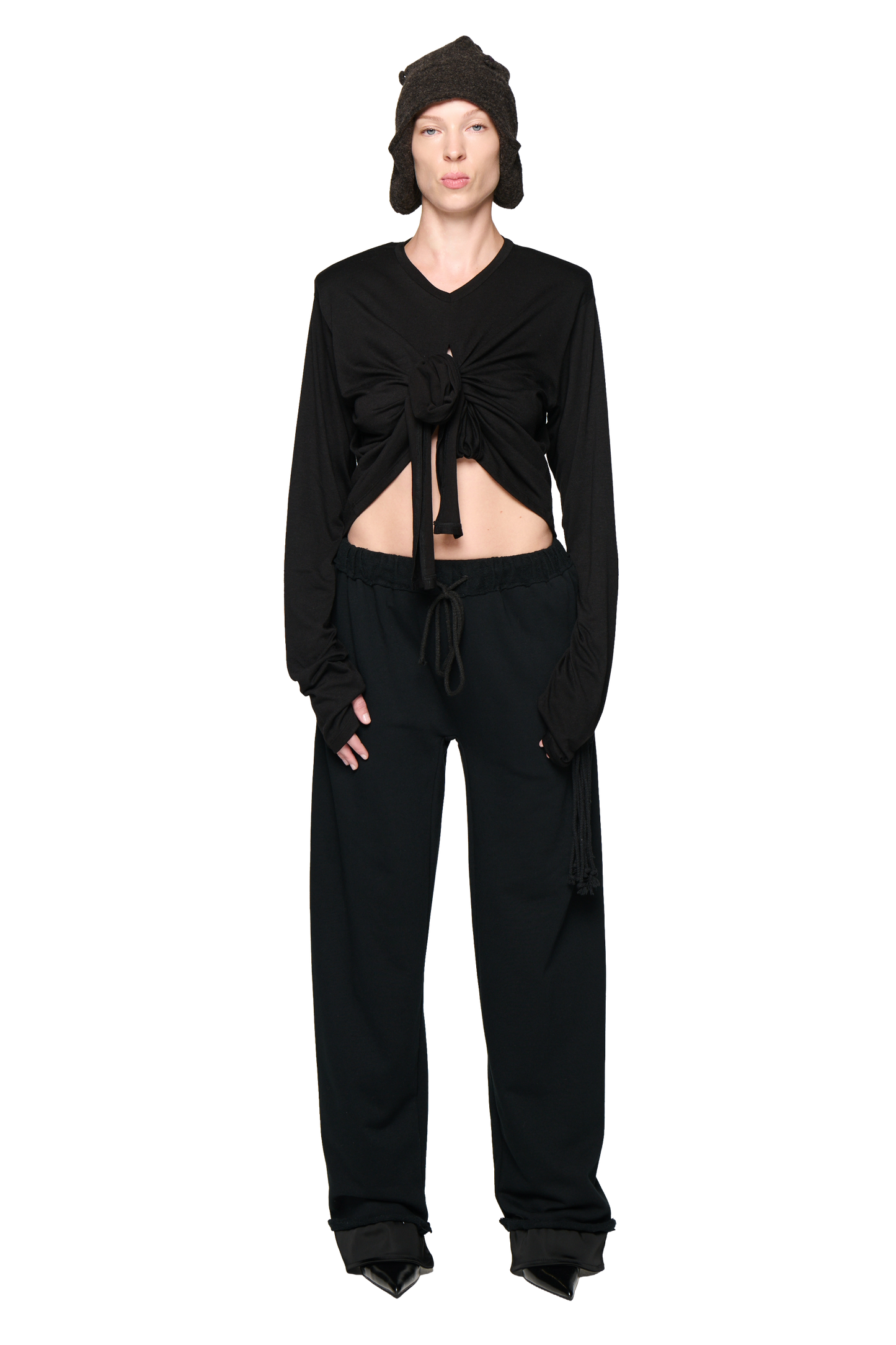 Scrunch Long Sleeve - Black