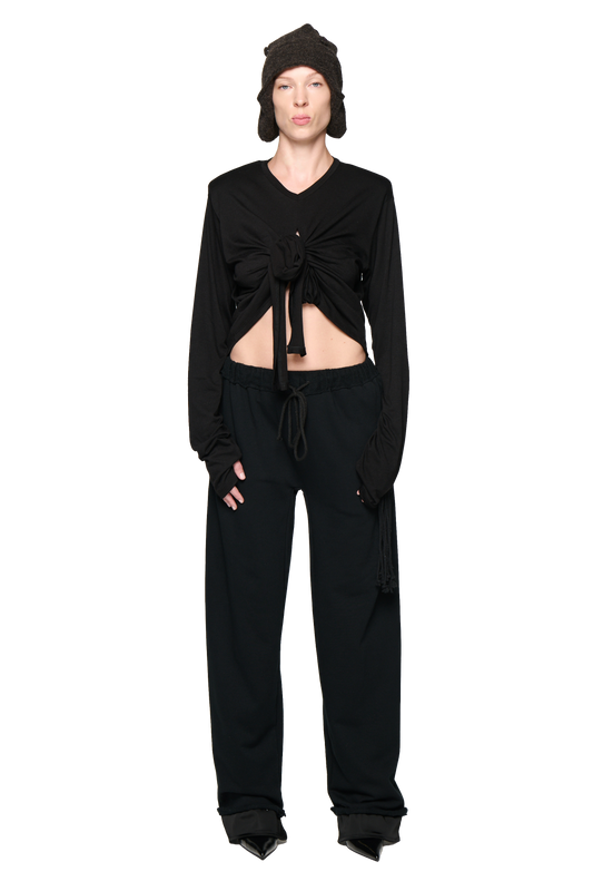 Scrunch Long Sleeve - Black