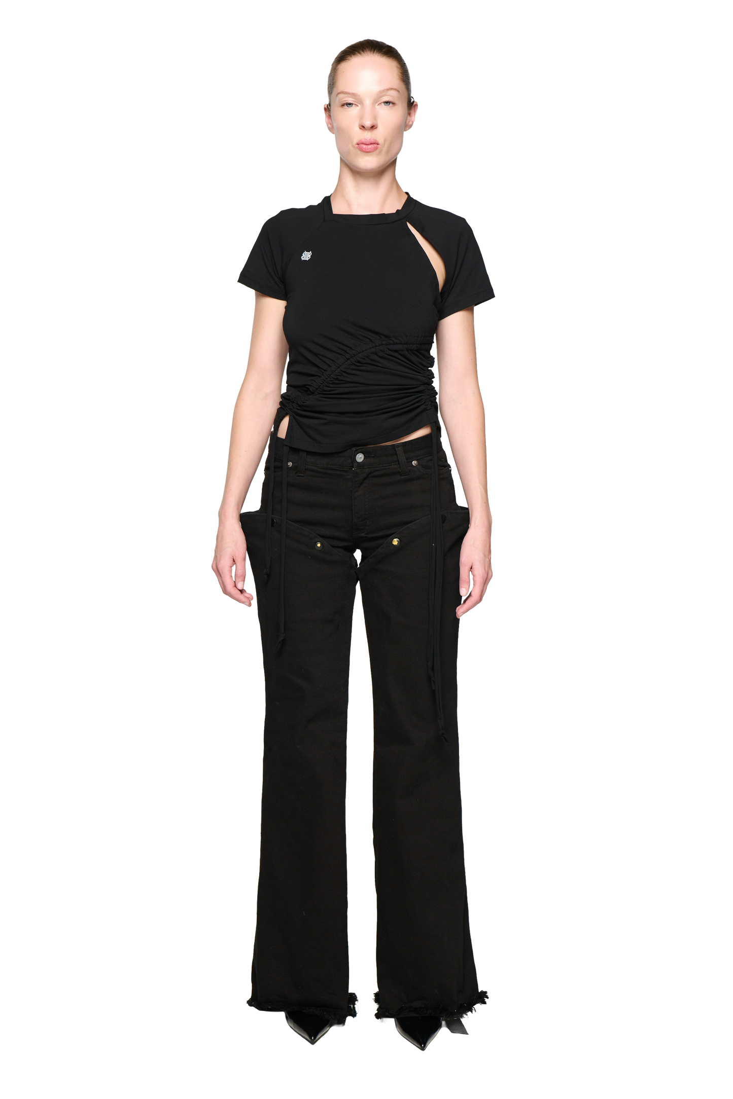 Run Off Denim V2 - Black