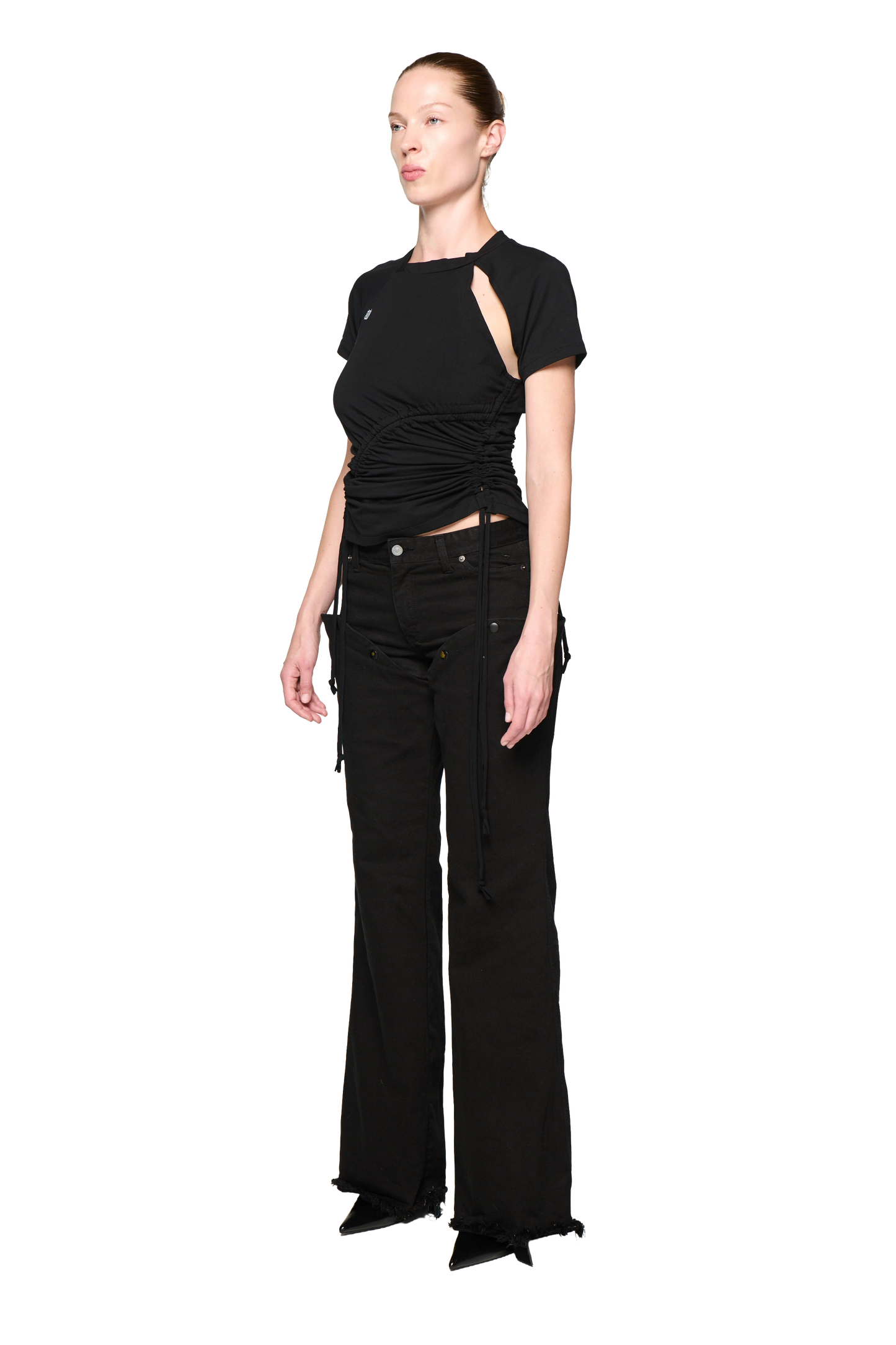 Run Off Denim V2 - Black