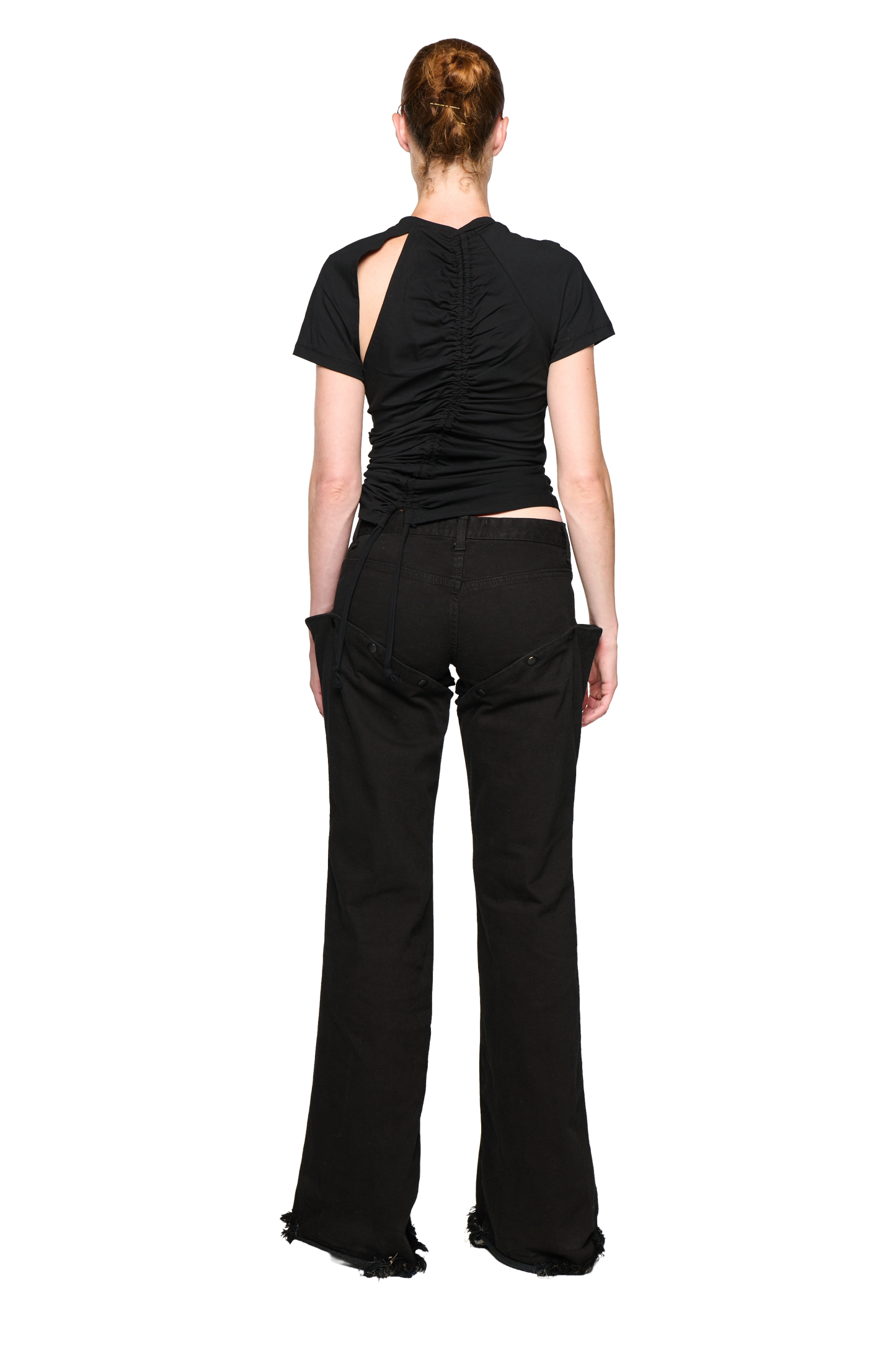 Run Off Denim V2 - Black