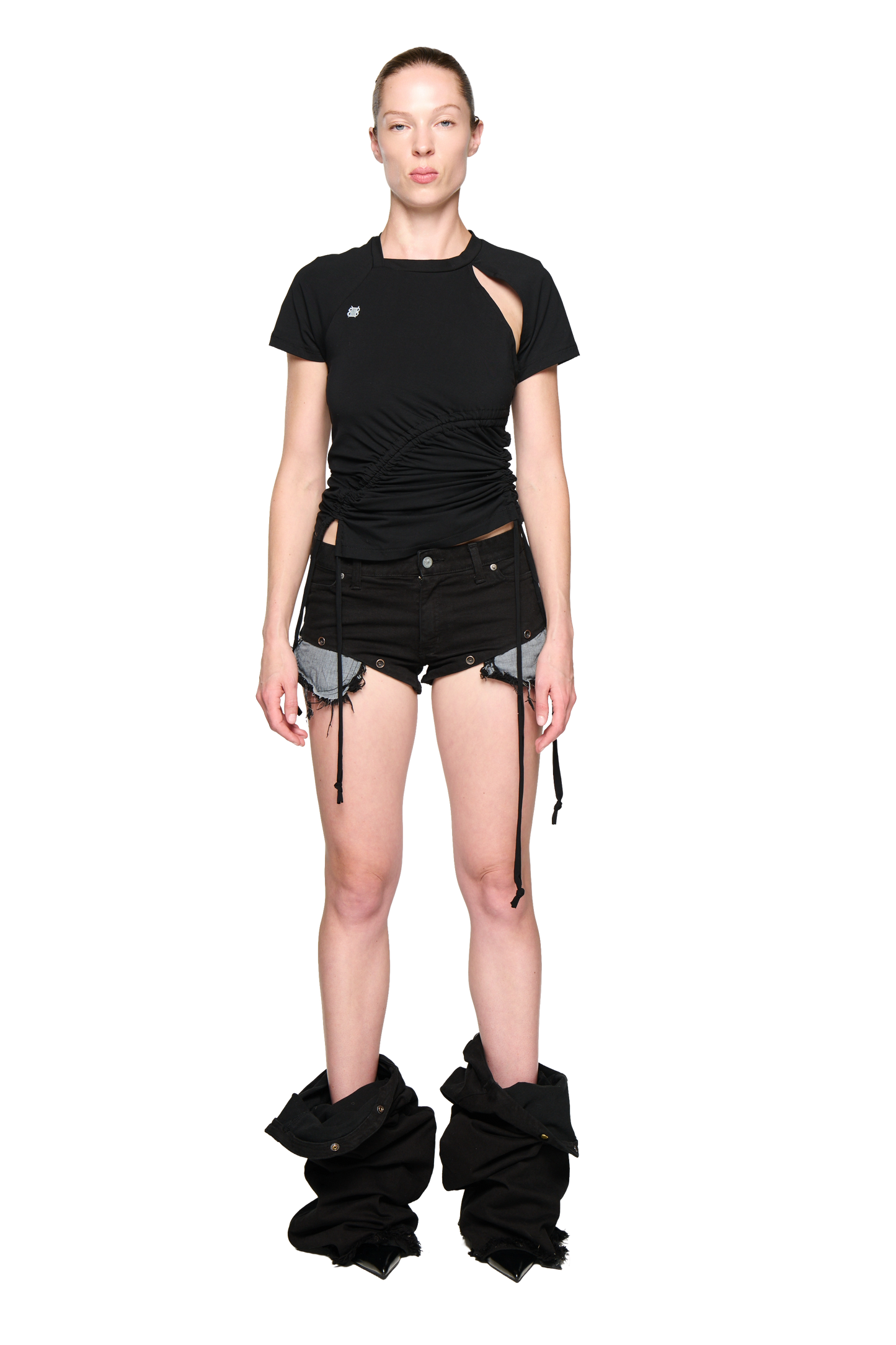 Run Off Denim V2 - Black