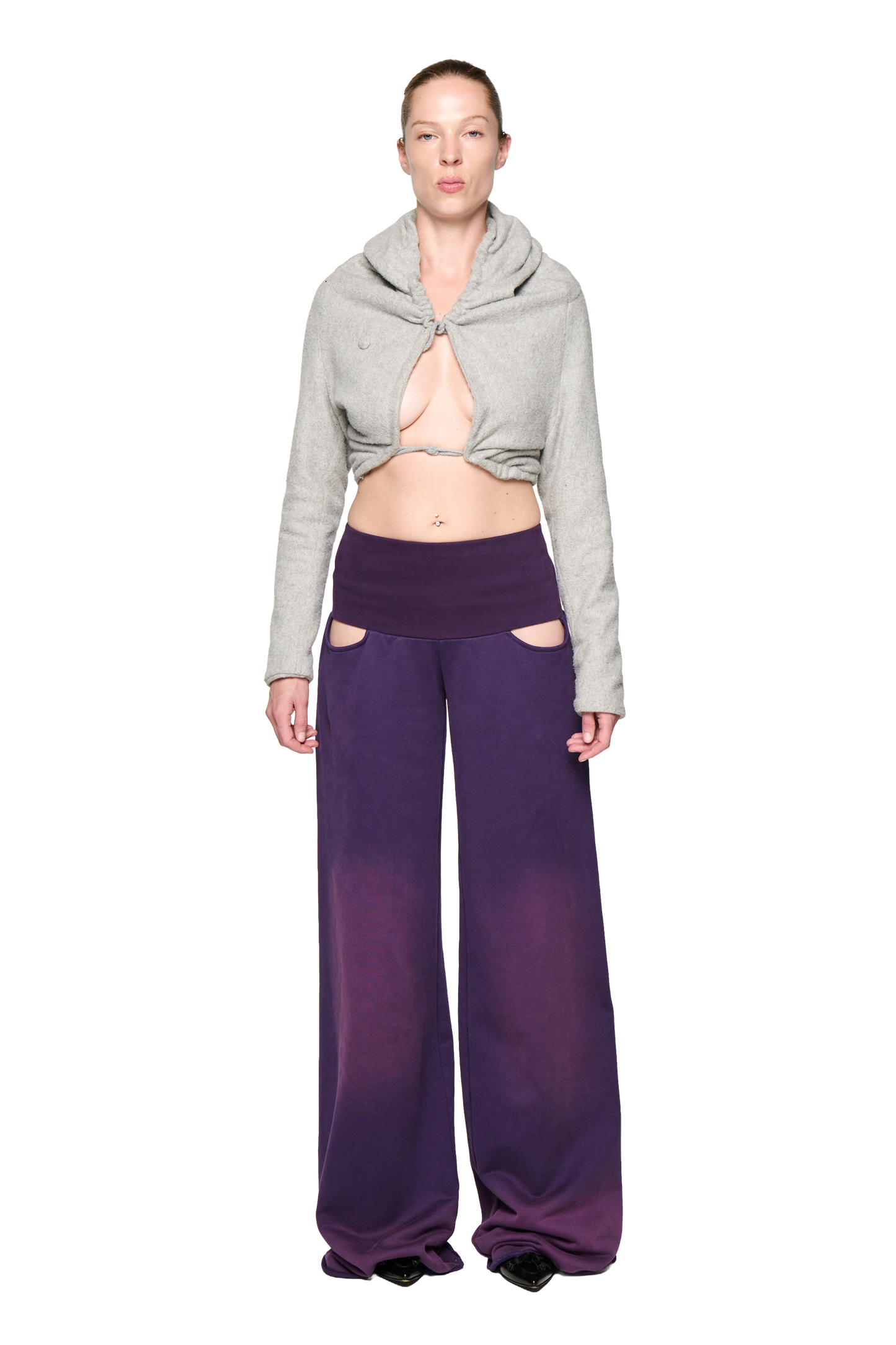Bleached North Pant - Purple