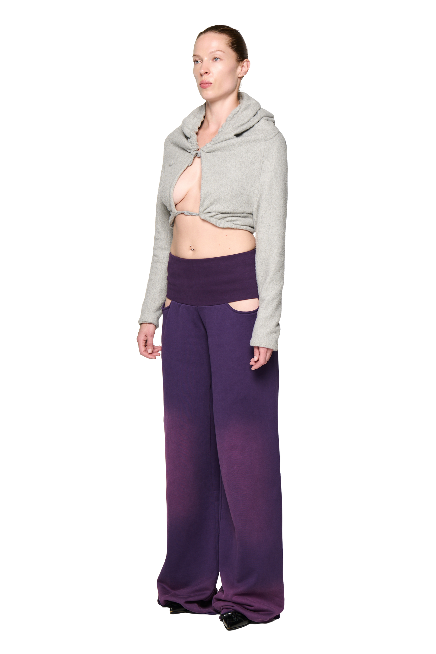 Bleached North Pant - Purple