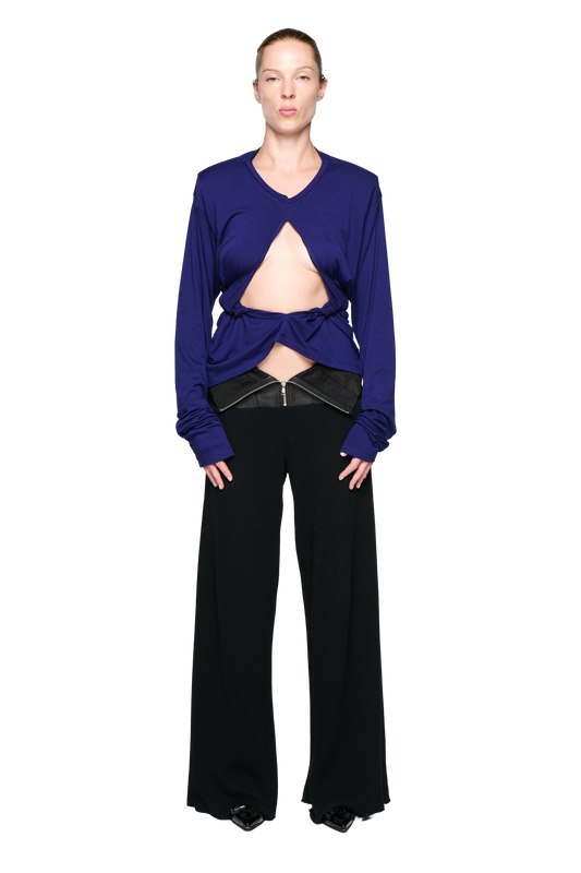 Scrunch Long Sleeve - Purple