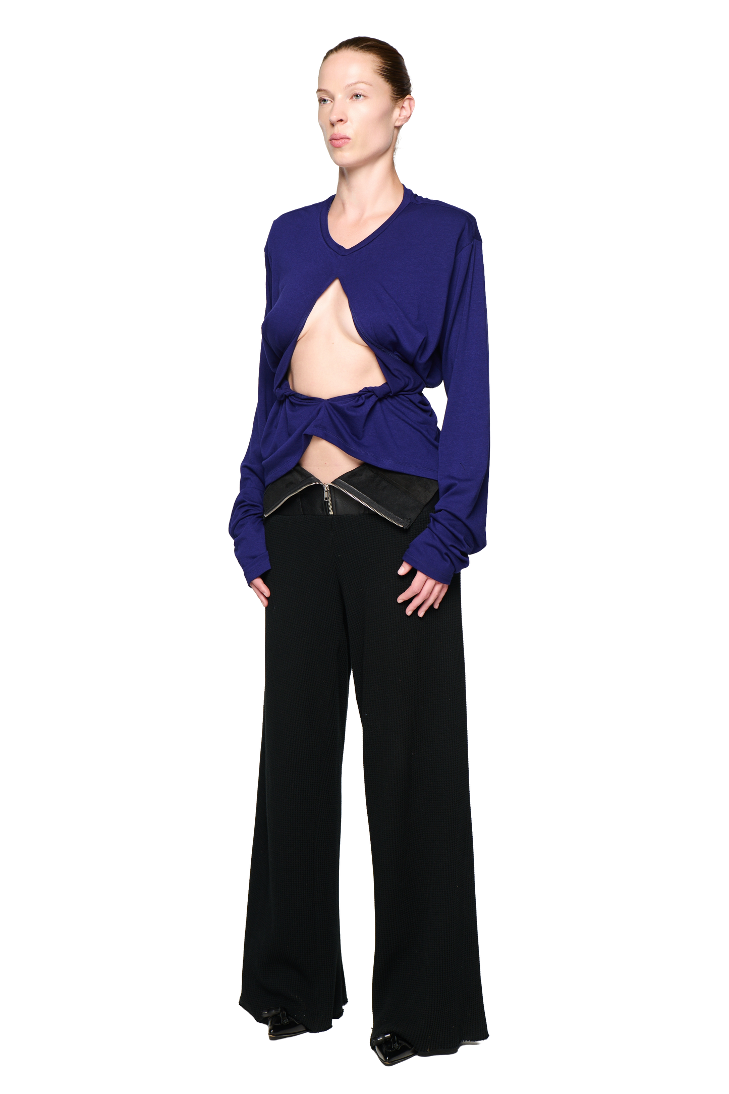 Scrunch Long Sleeve - Purple
