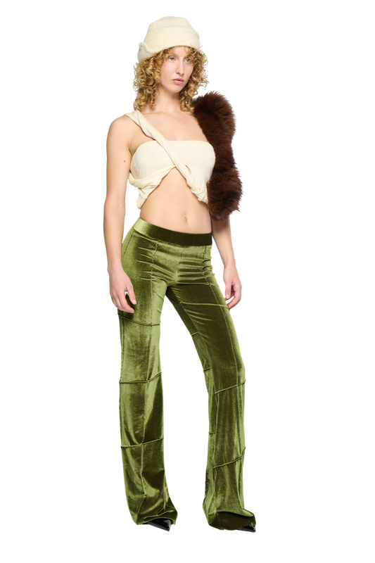 Spider Pant - Olive (Flare)