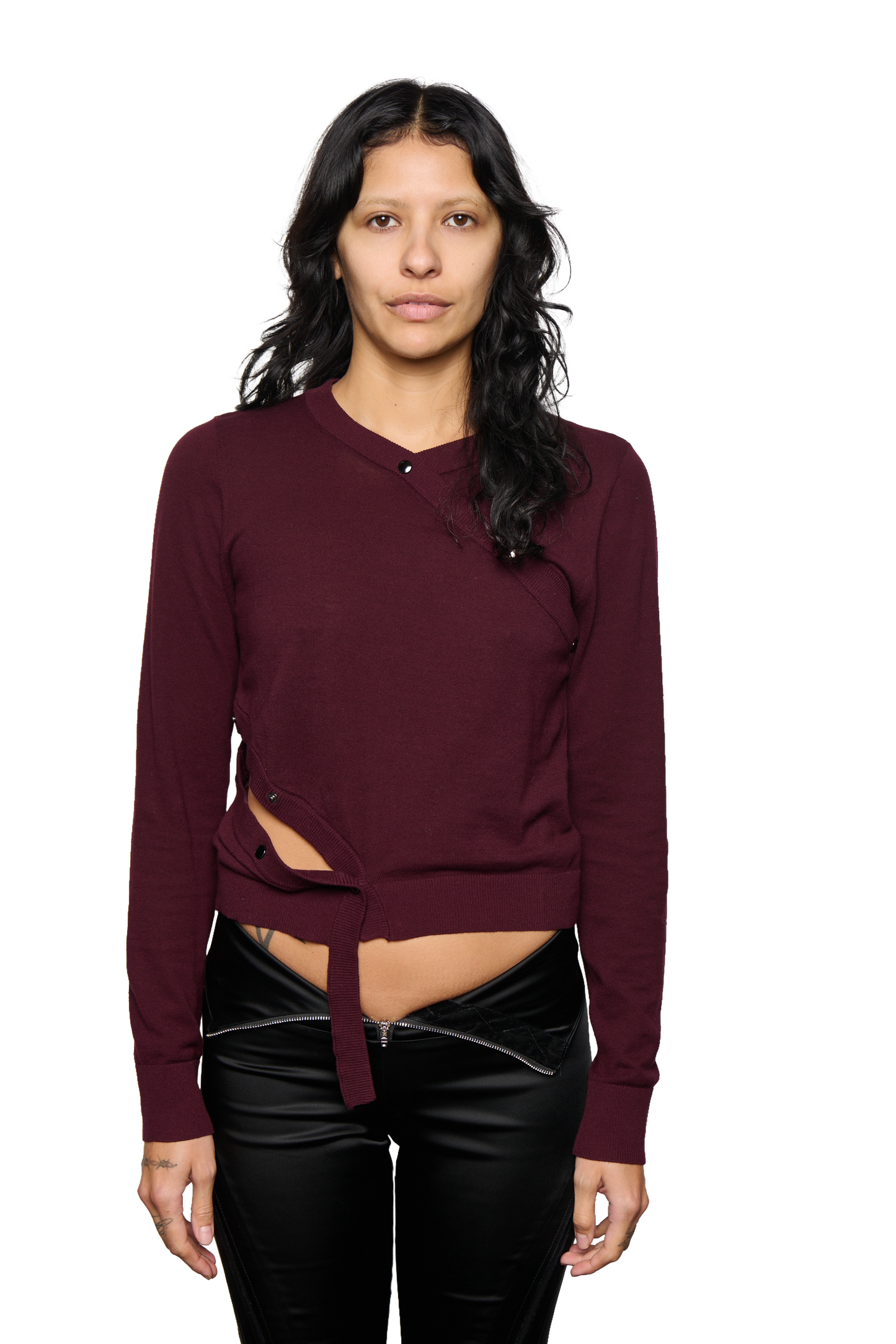 Dark Horse Cardigan - Eggplant