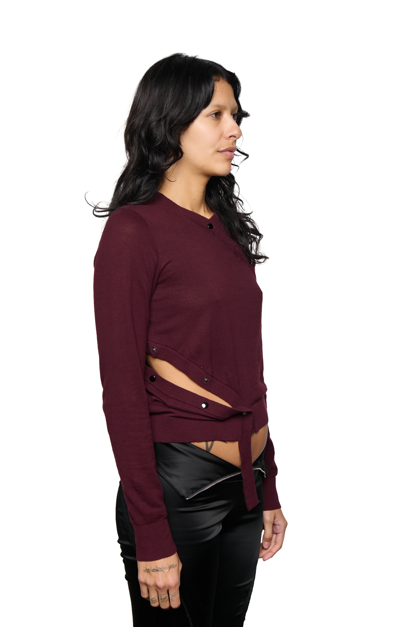 Dark Horse Cardigan - Eggplant