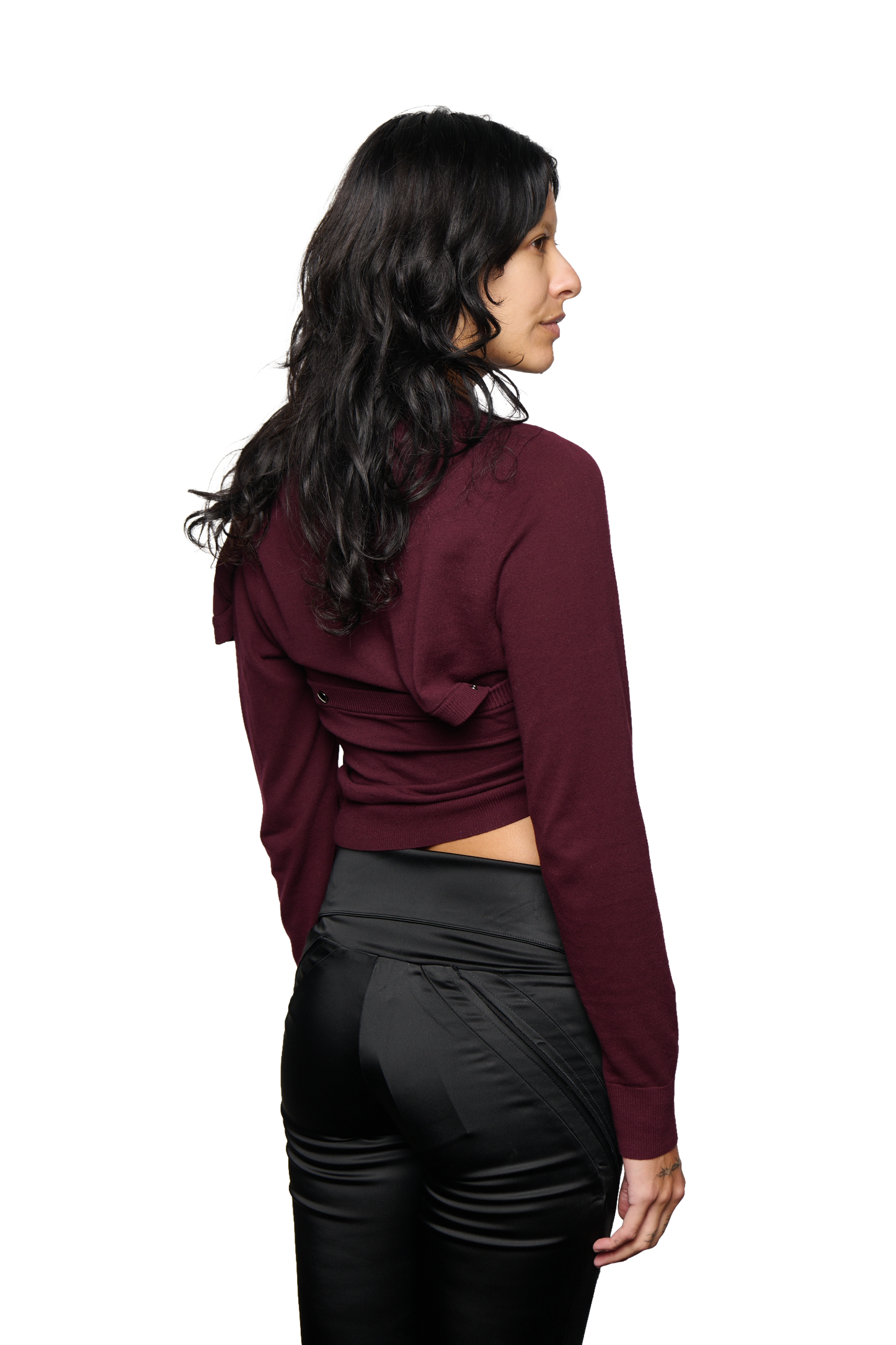 Dark Horse Cardigan - Eggplant