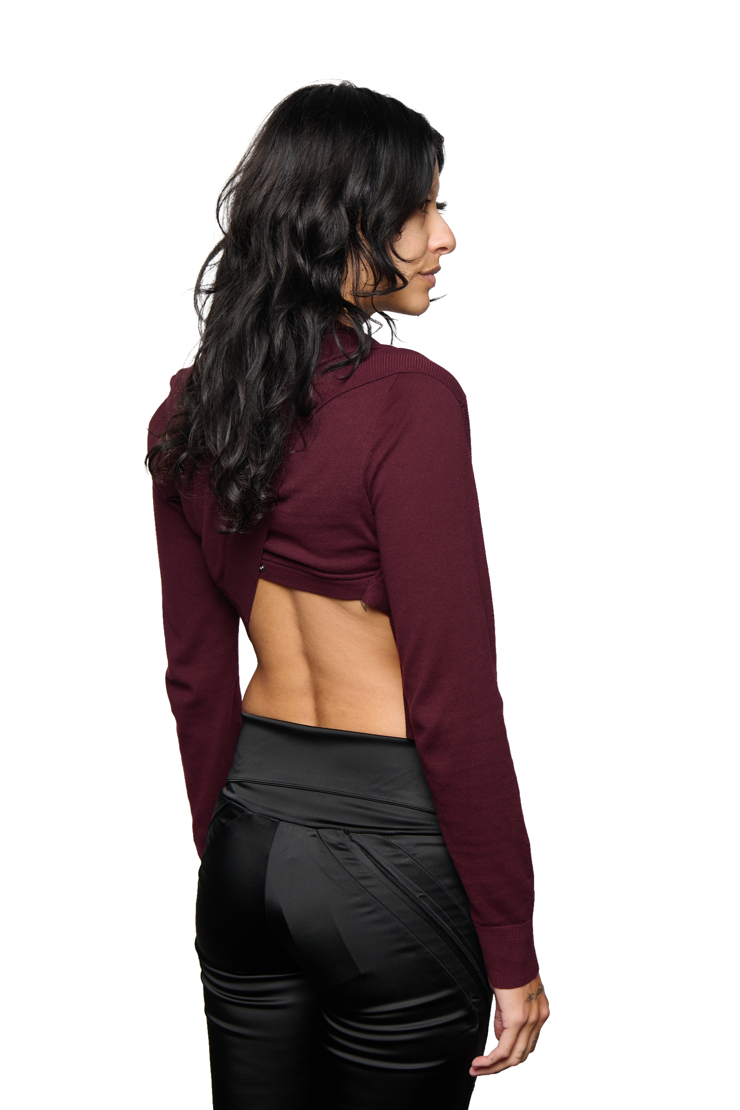 Dark Horse Cardigan - Eggplant