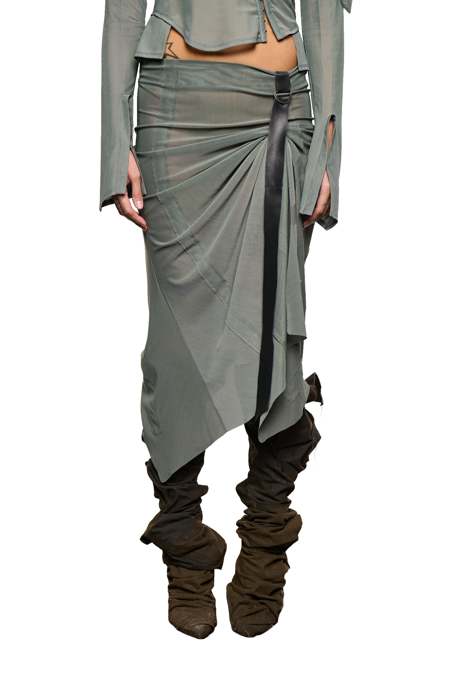 Haniya Skirt - Sage