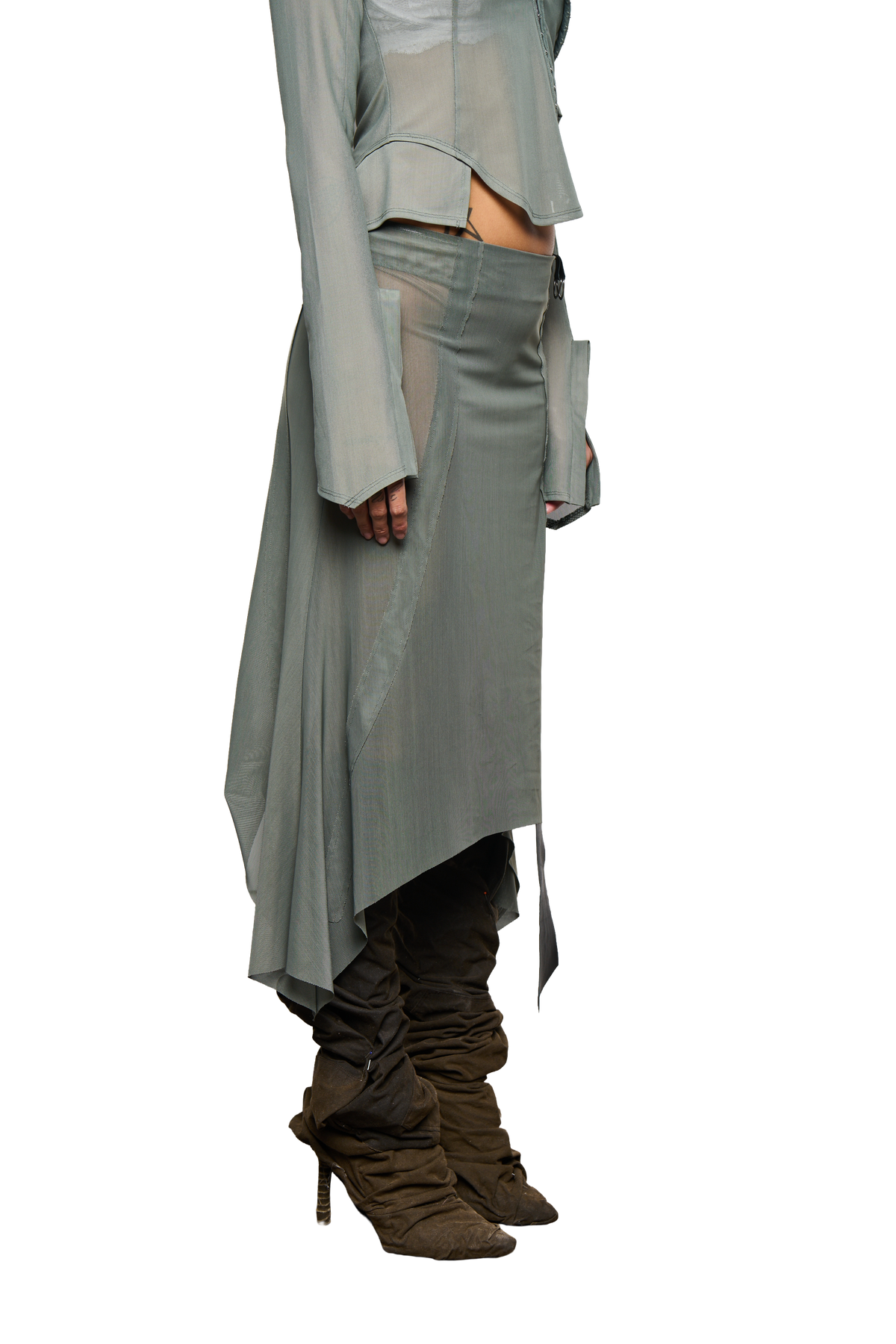 Haniya Skirt - Sage