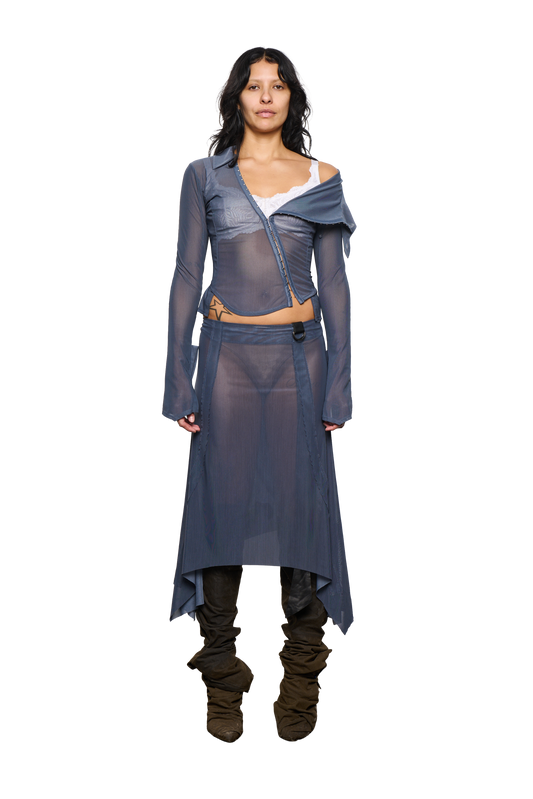 Haniya Skirt - Steel