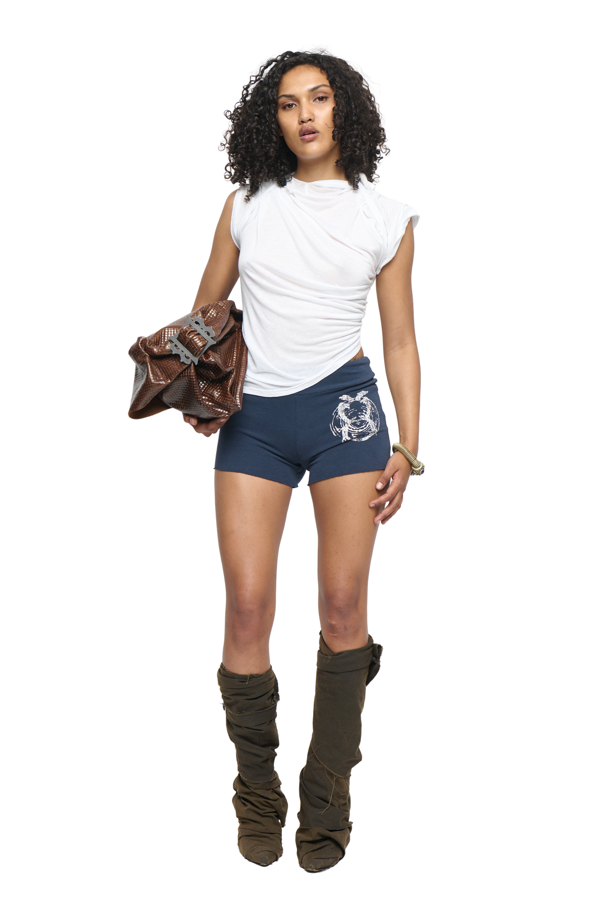 Ava Micro Short - Navy