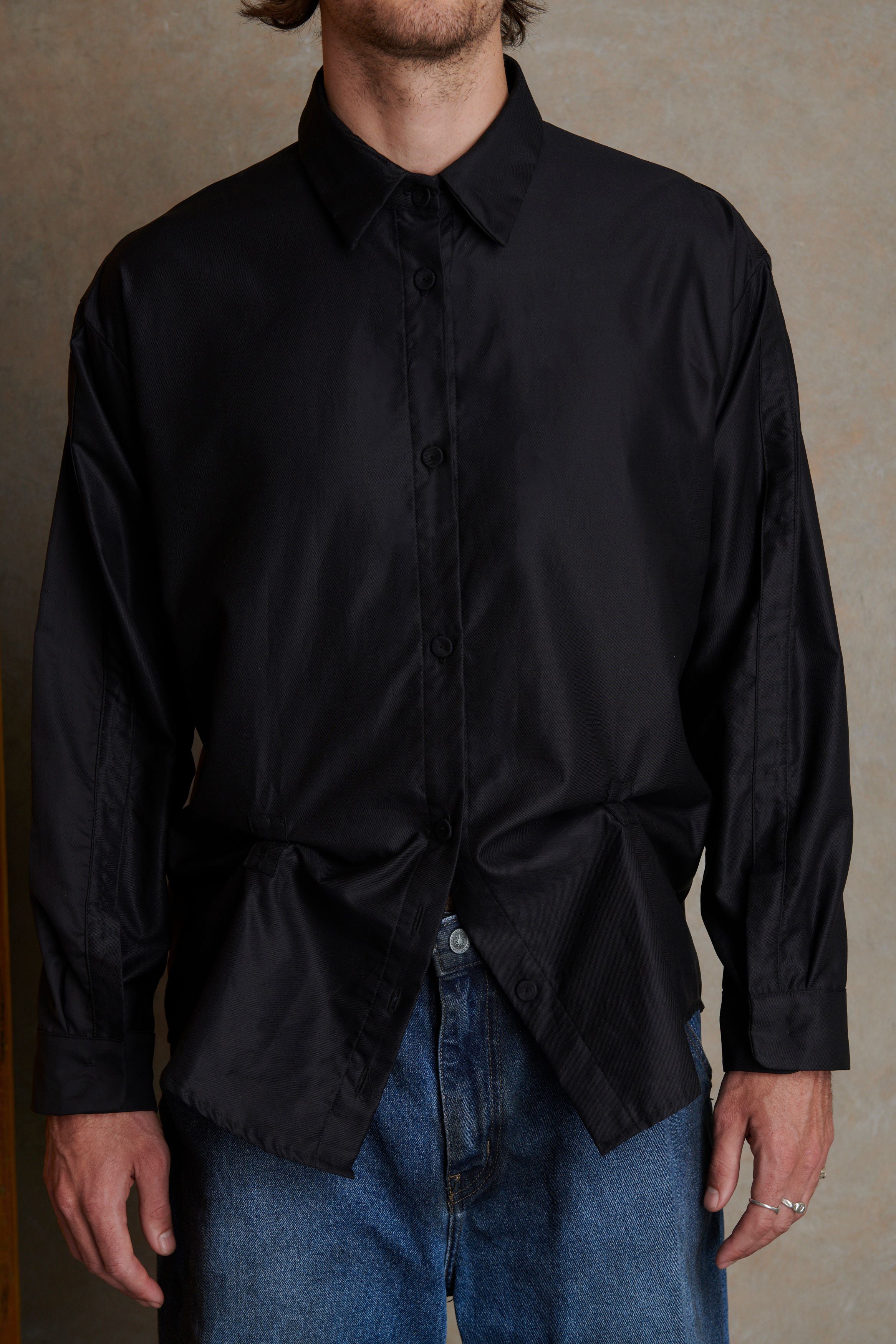 Placket Shirt - Black