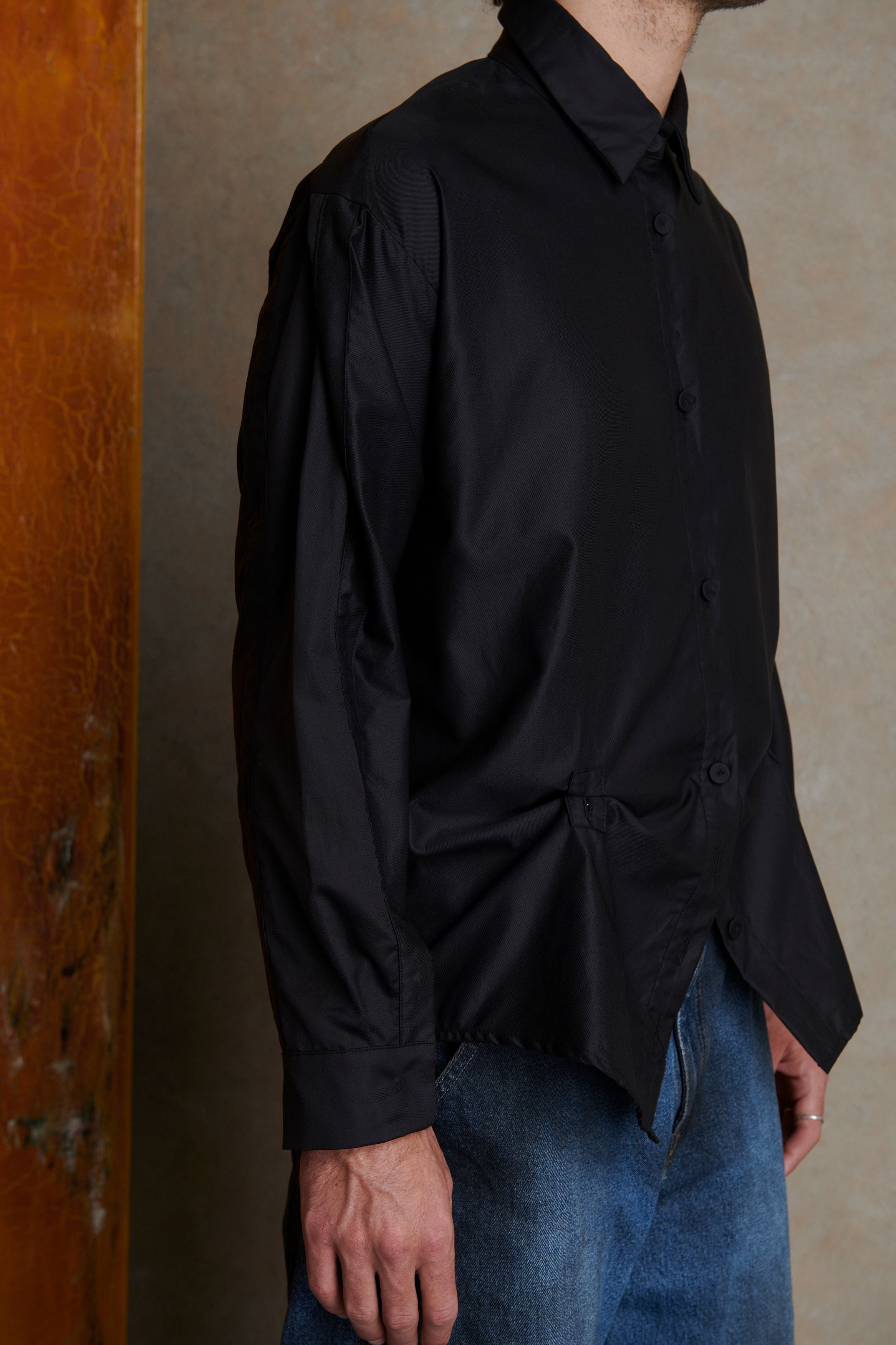 Placket Shirt - Black